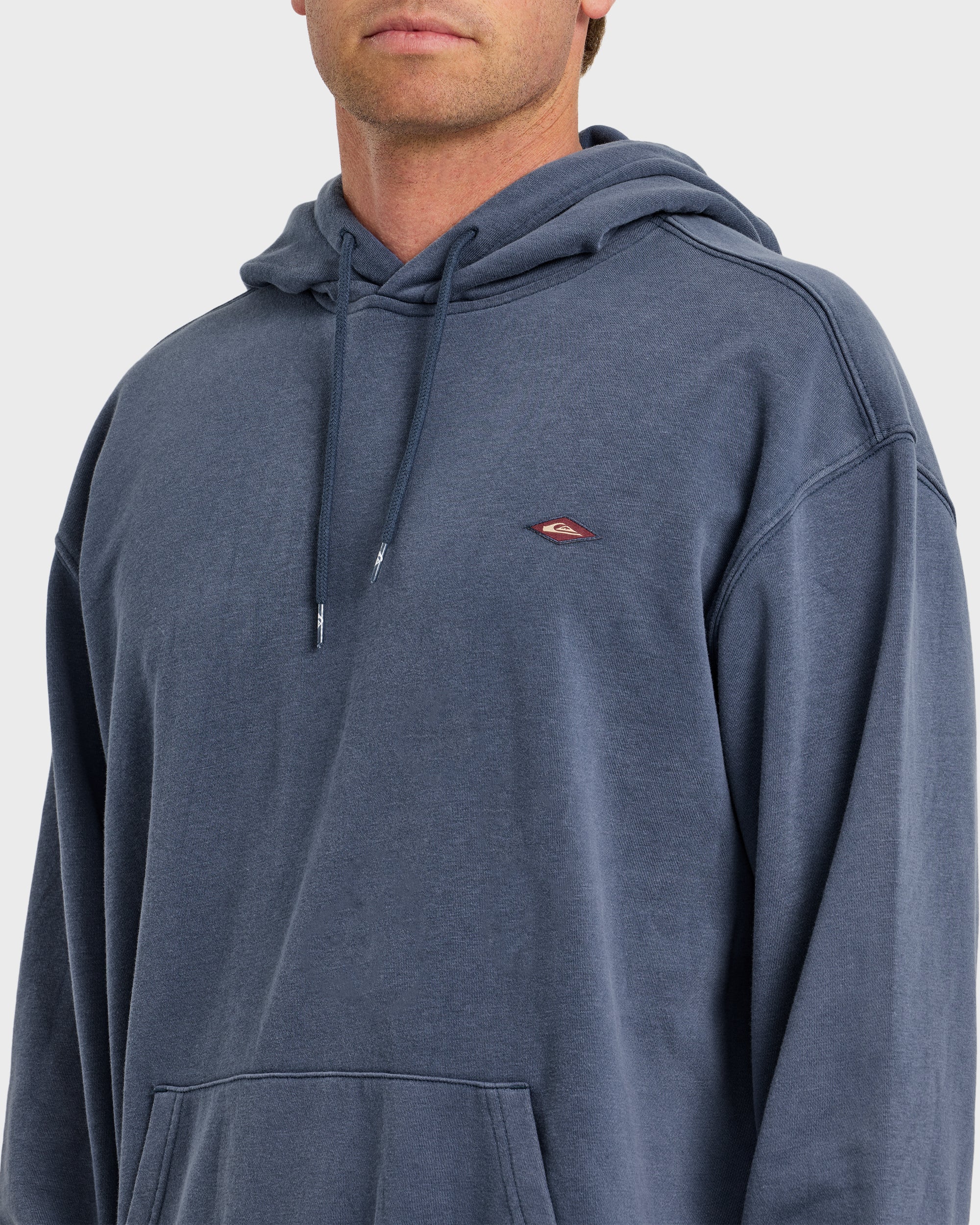 Saltwater Mineral Wash Pullover Hoodie - Dark Denim