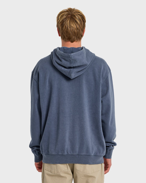 Saltwater Mineral Wash Pullover Hoodie - Dark Denim
