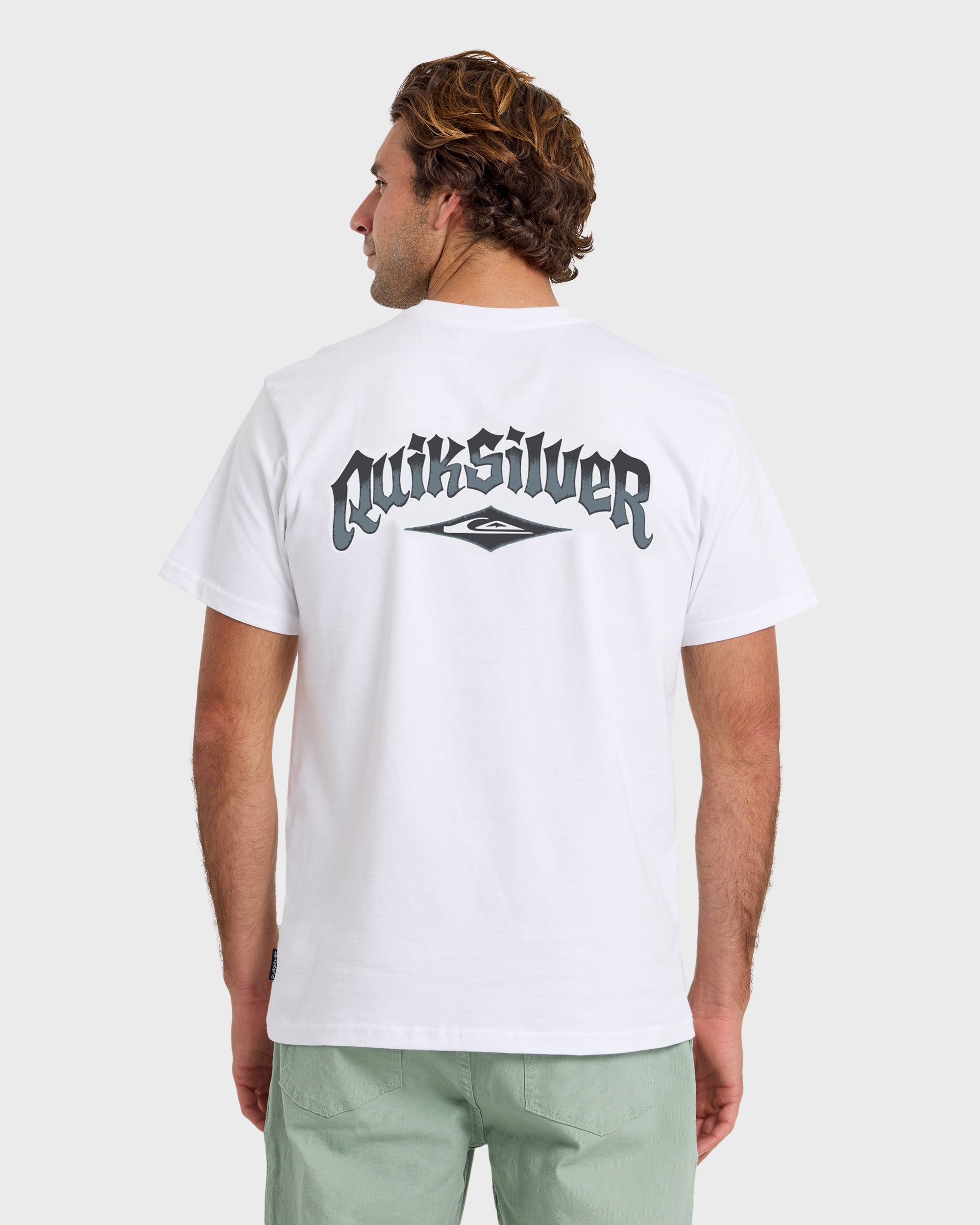 Diamond Arch Classic Short Sleeve T-Shirt - White