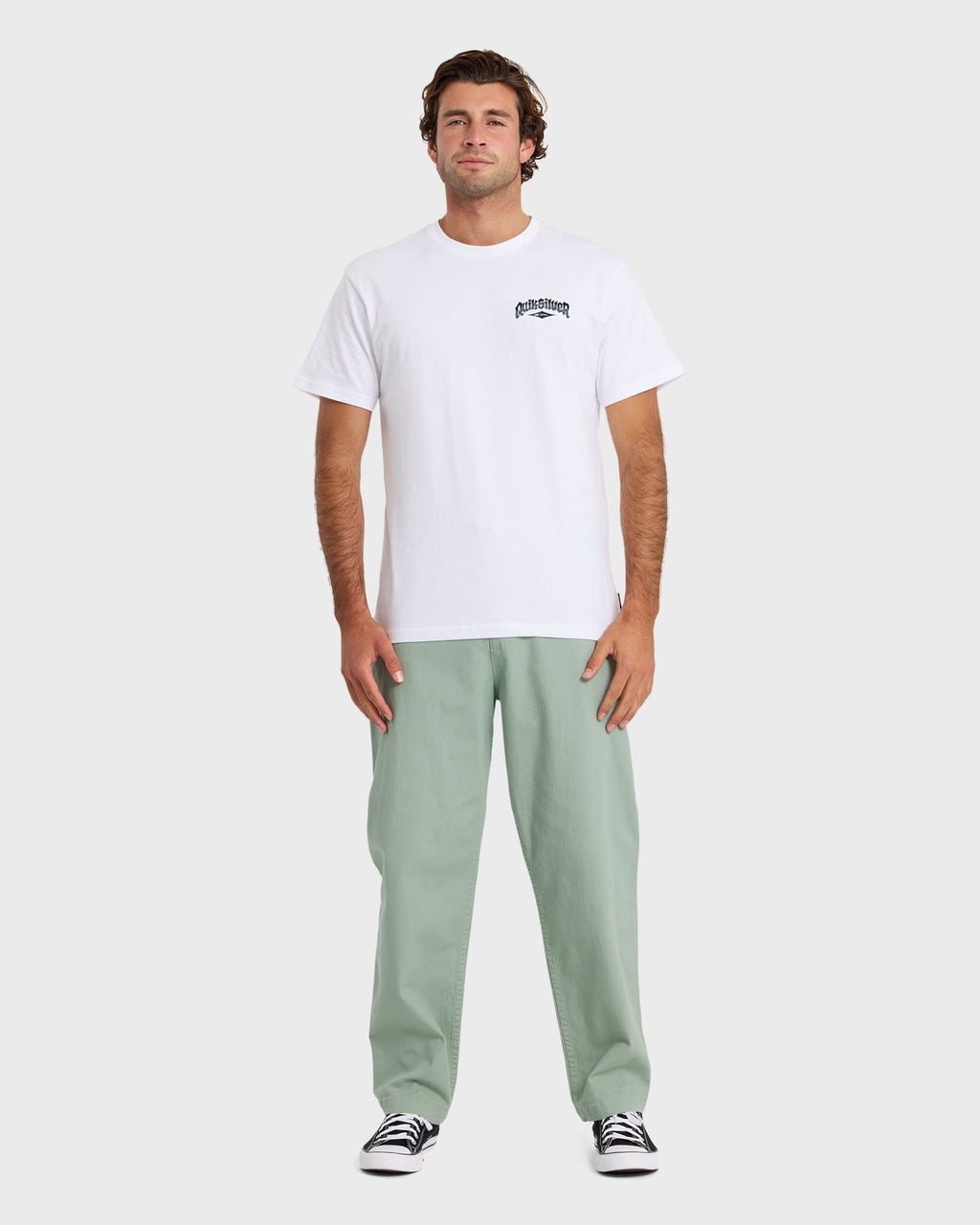 Diamond Arch Classic Short Sleeve T-Shirt - White