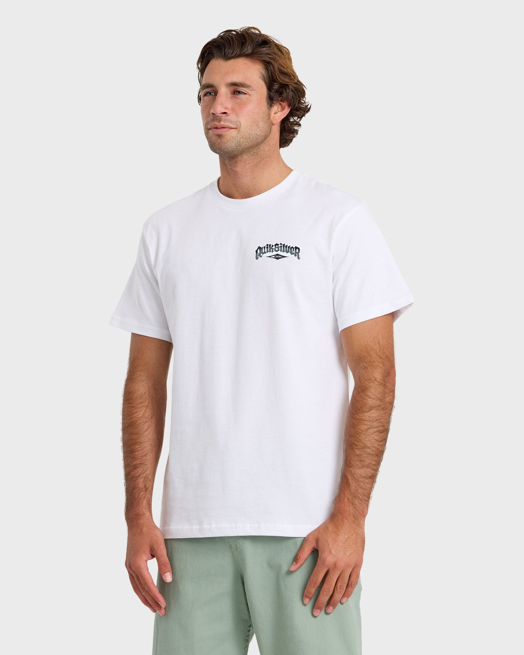 Diamond Arch Classic Short Sleeve T-Shirt - White