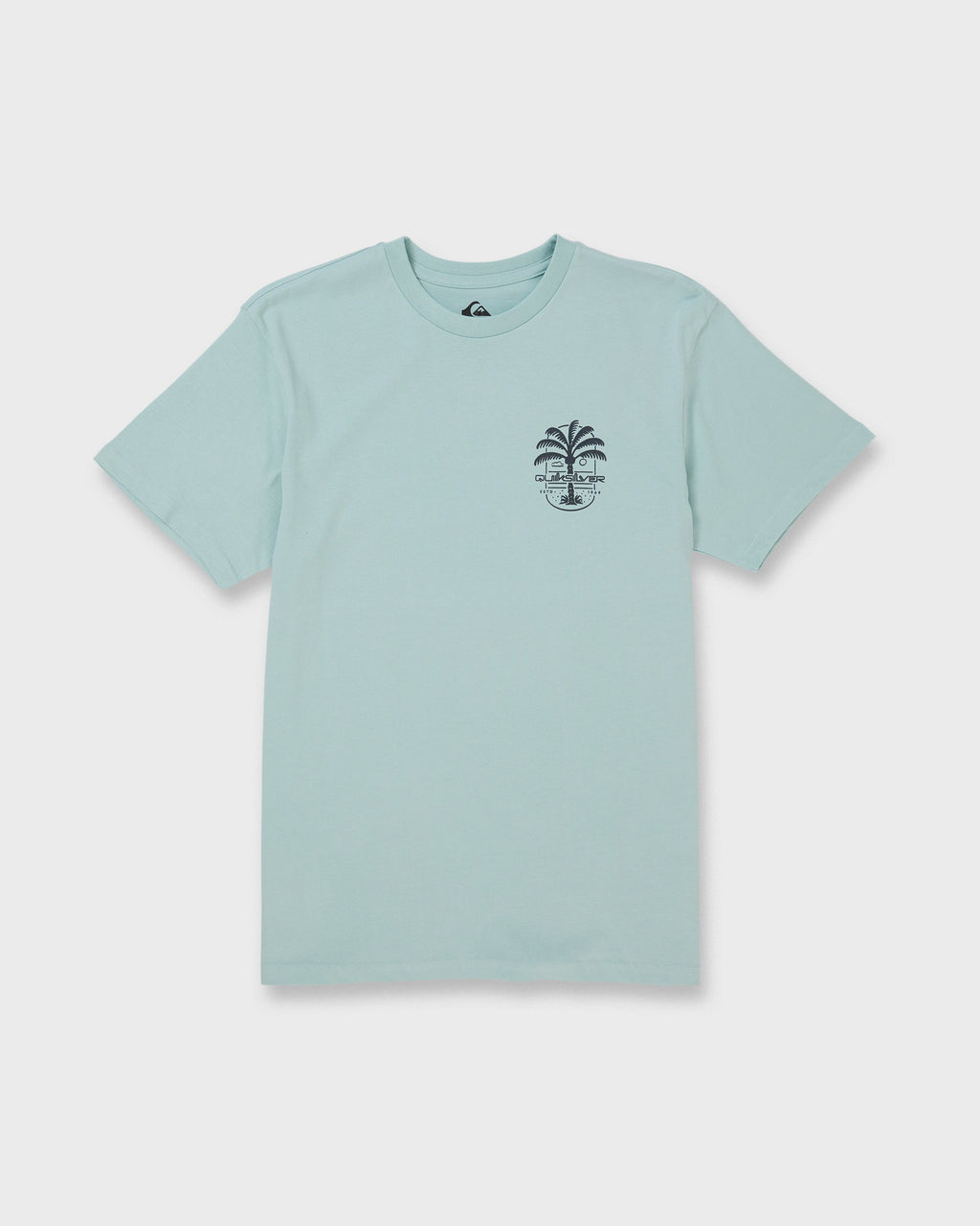 Uno Palm Short Sleeve T-Shirt - Blue Haze