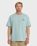 Vintage Bubble Originals Oversized Short Sleeve Graphic T-Shirt - Blue Haze