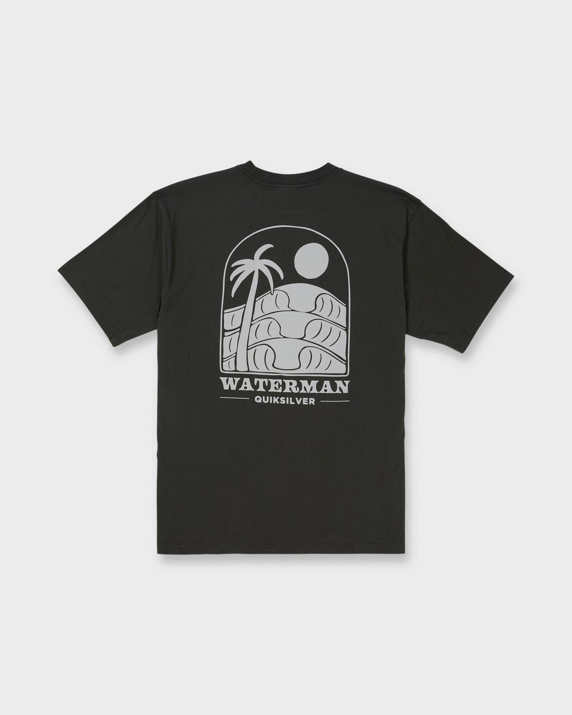 Waterman Out The Back Sueded T-Shirt - Phantom