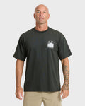 Waterman Out The Back Sueded T-Shirt - Phantom