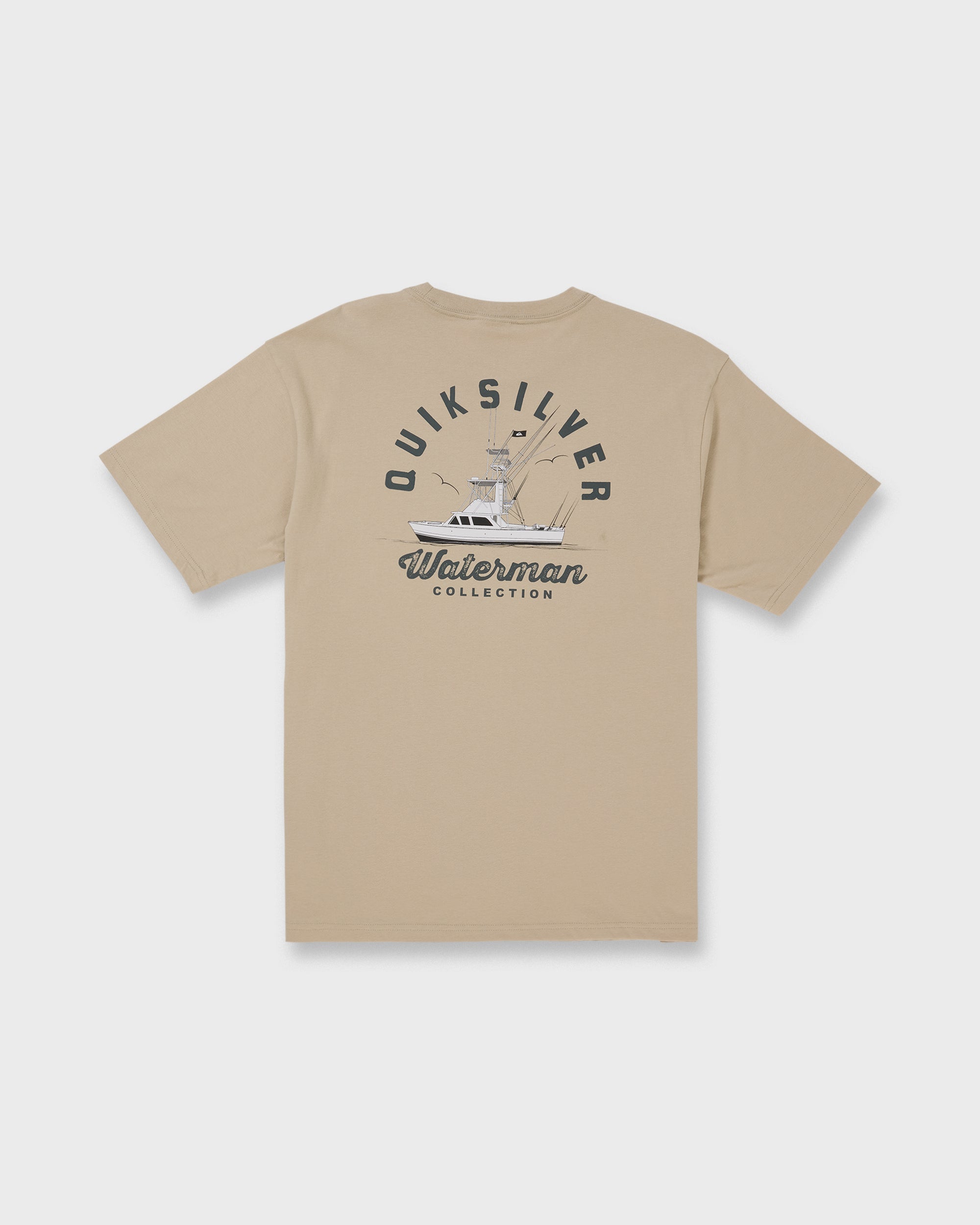 Waterman Early Morning Sueded Short Sleeve T-Shirt - Plaza Taupe