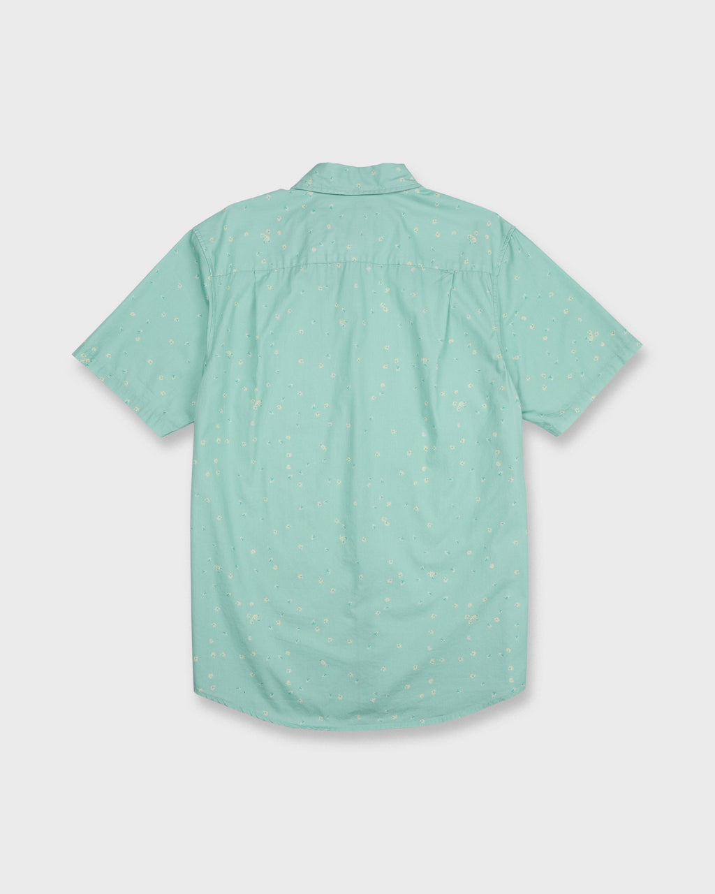 Ditsy Blossom Classic Short Sleeve Shirt - Blue Haze