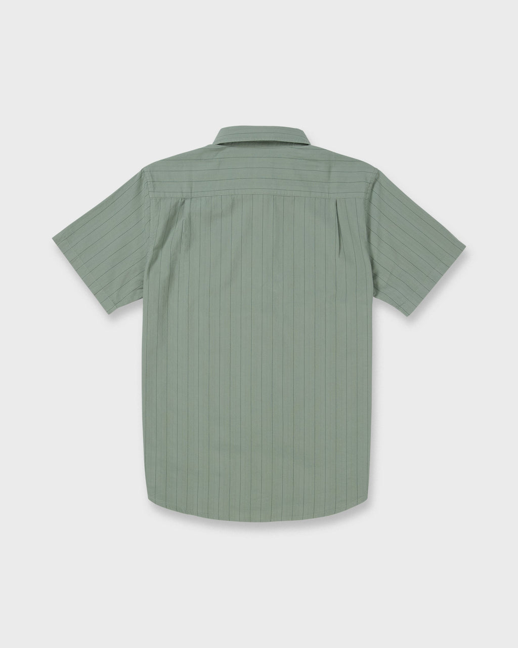 Dobby Stripe Classic Short Sleeve Shirt - Lily Pad