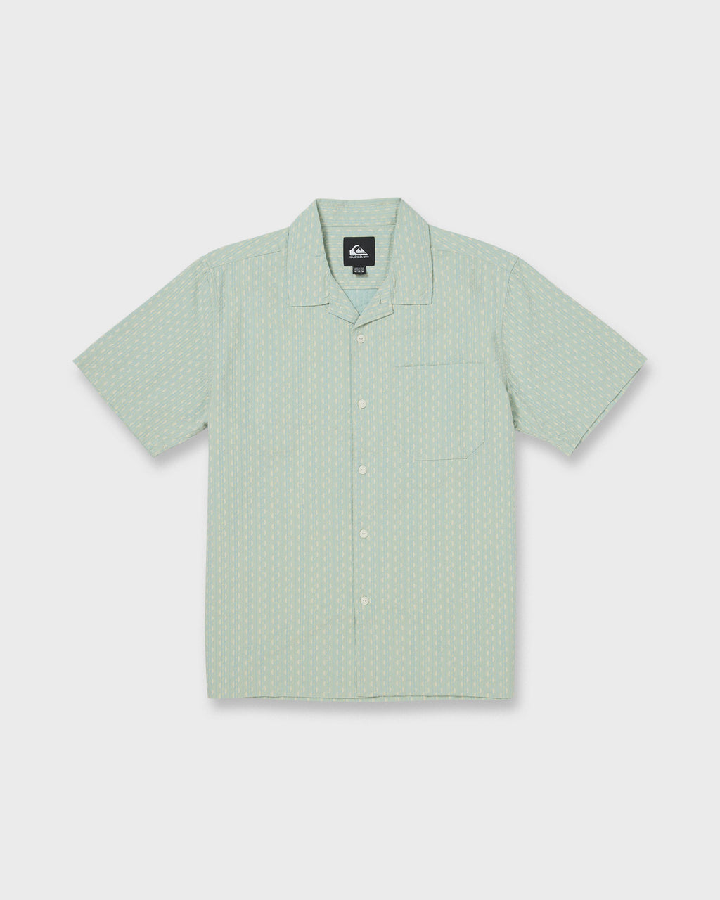 Horizons Casual Seersucker Short Sleeve Shirt - Blue Haze