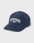Waveular Corduroy Snapback Hat - Dark Denim