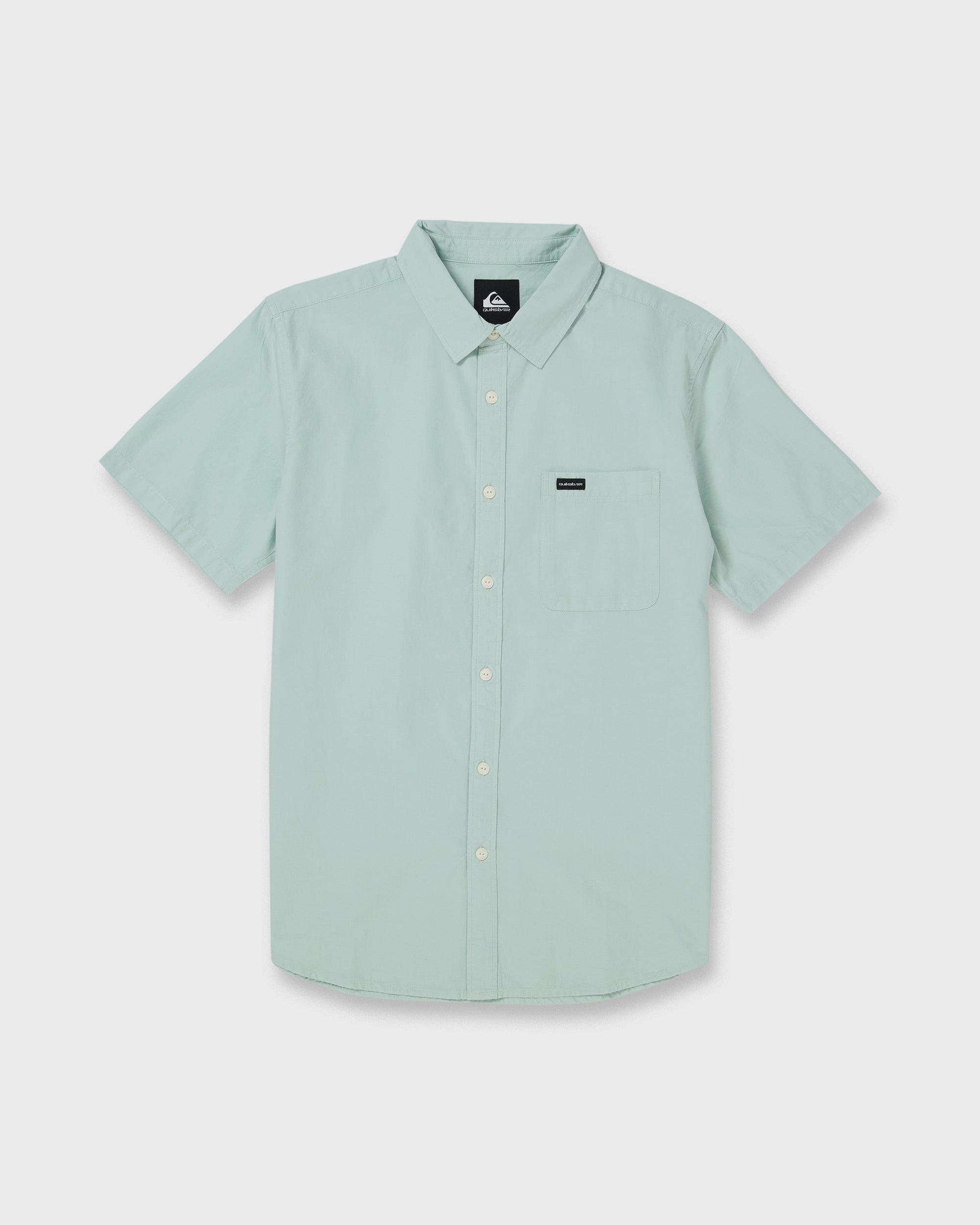 Shore Break Classic Short Sleeve Button-Up Shirt - Blue Haze