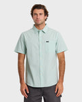 Shore Break Classic Short Sleeve Button-Up Shirt - Blue Haze