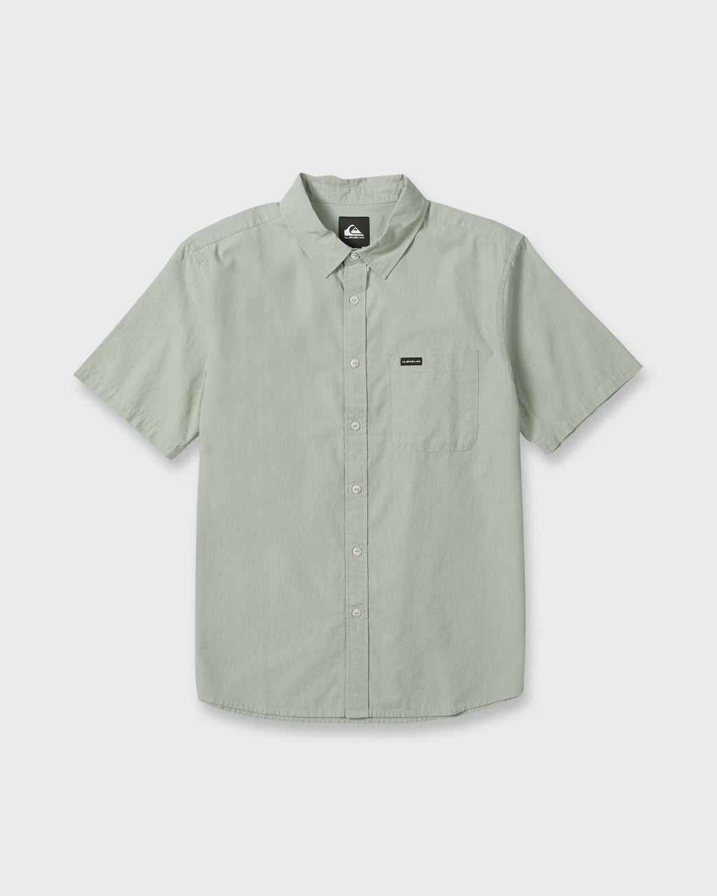 Shore Break Classic Short Sleeve Woven Button-Up Shirt - Iceberg Green
