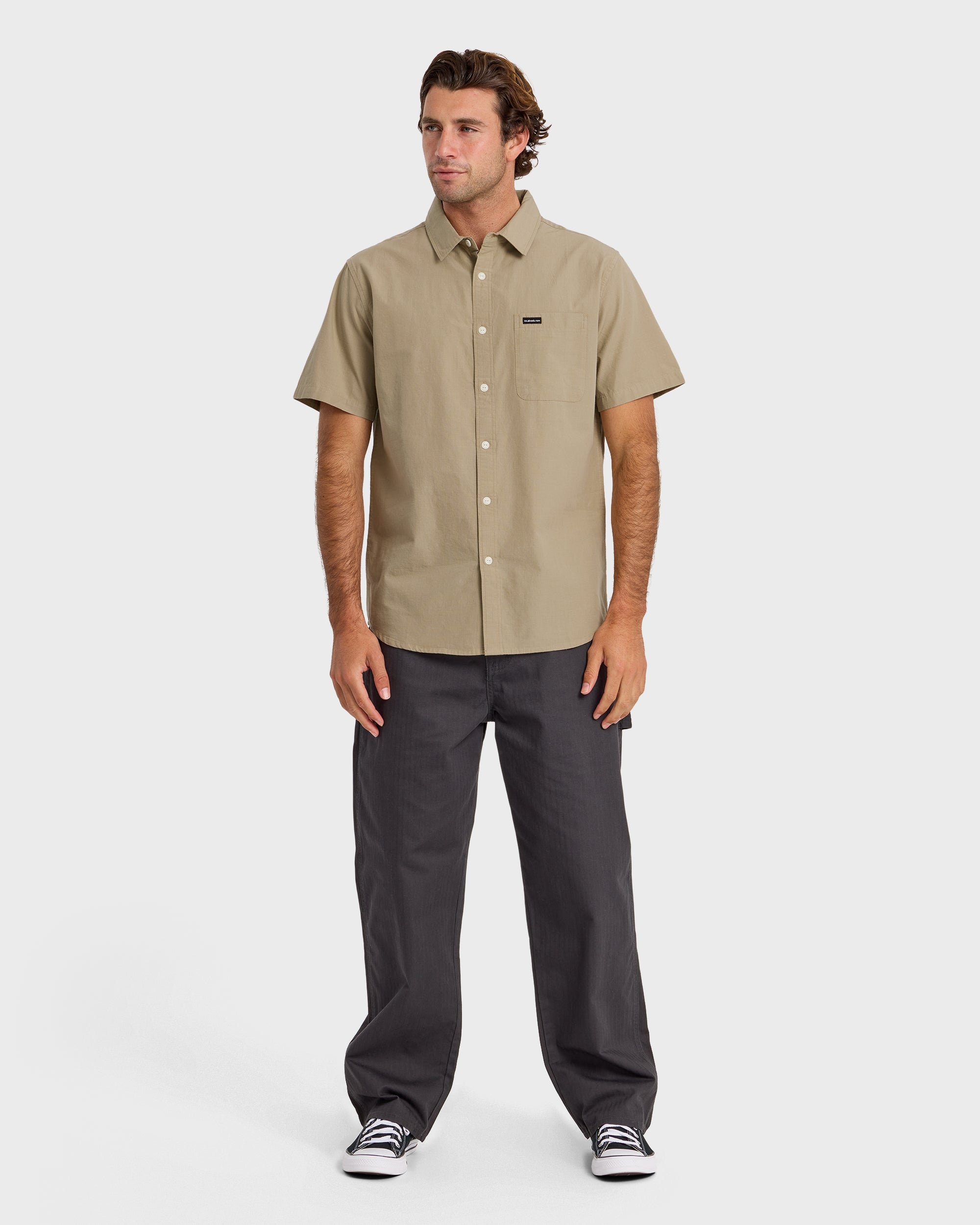 Shore Break Classic Short Sleeve Button-Up Shirt - Seneca Rock