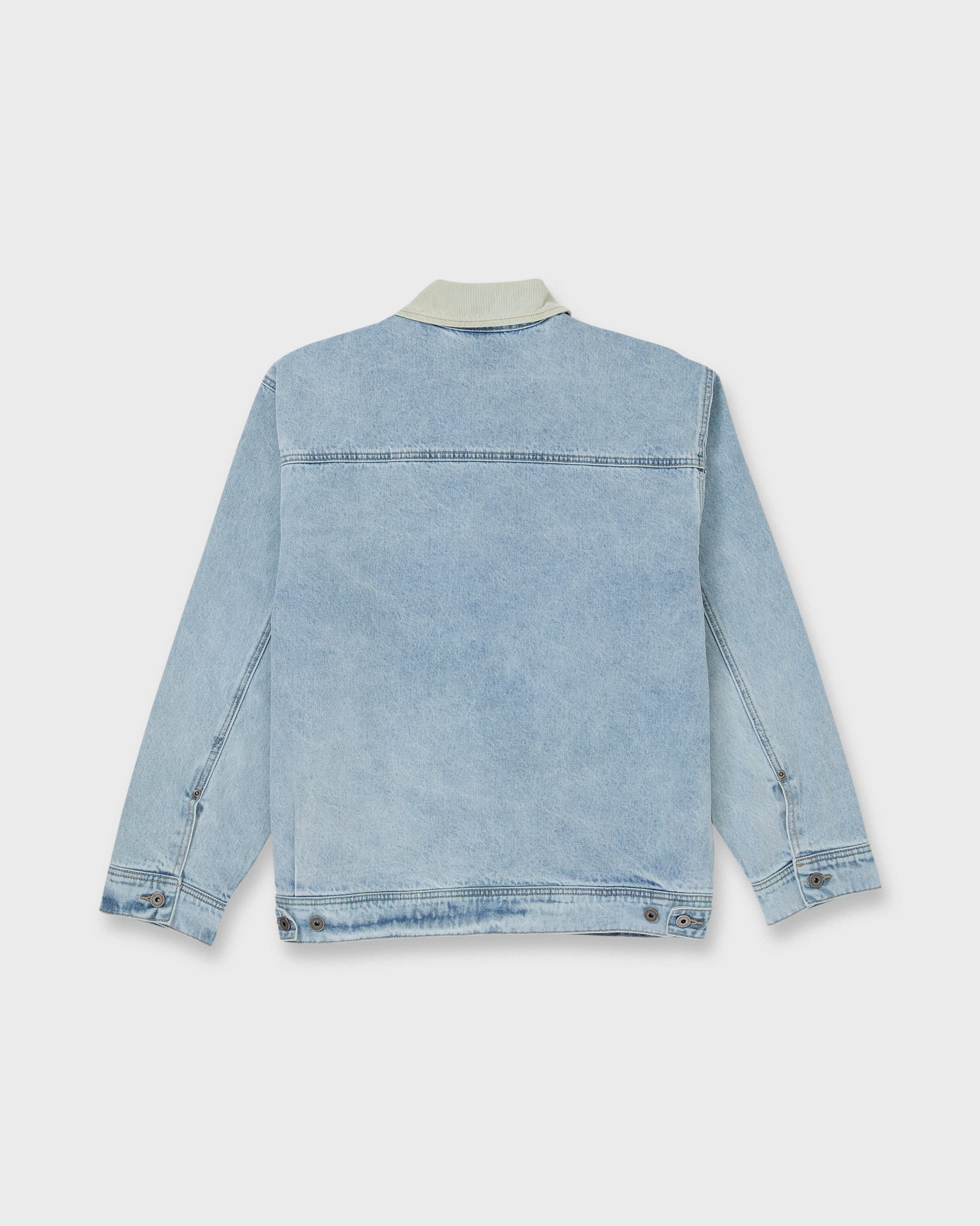 Surf Harrington Denim Jacket - Light Indigo