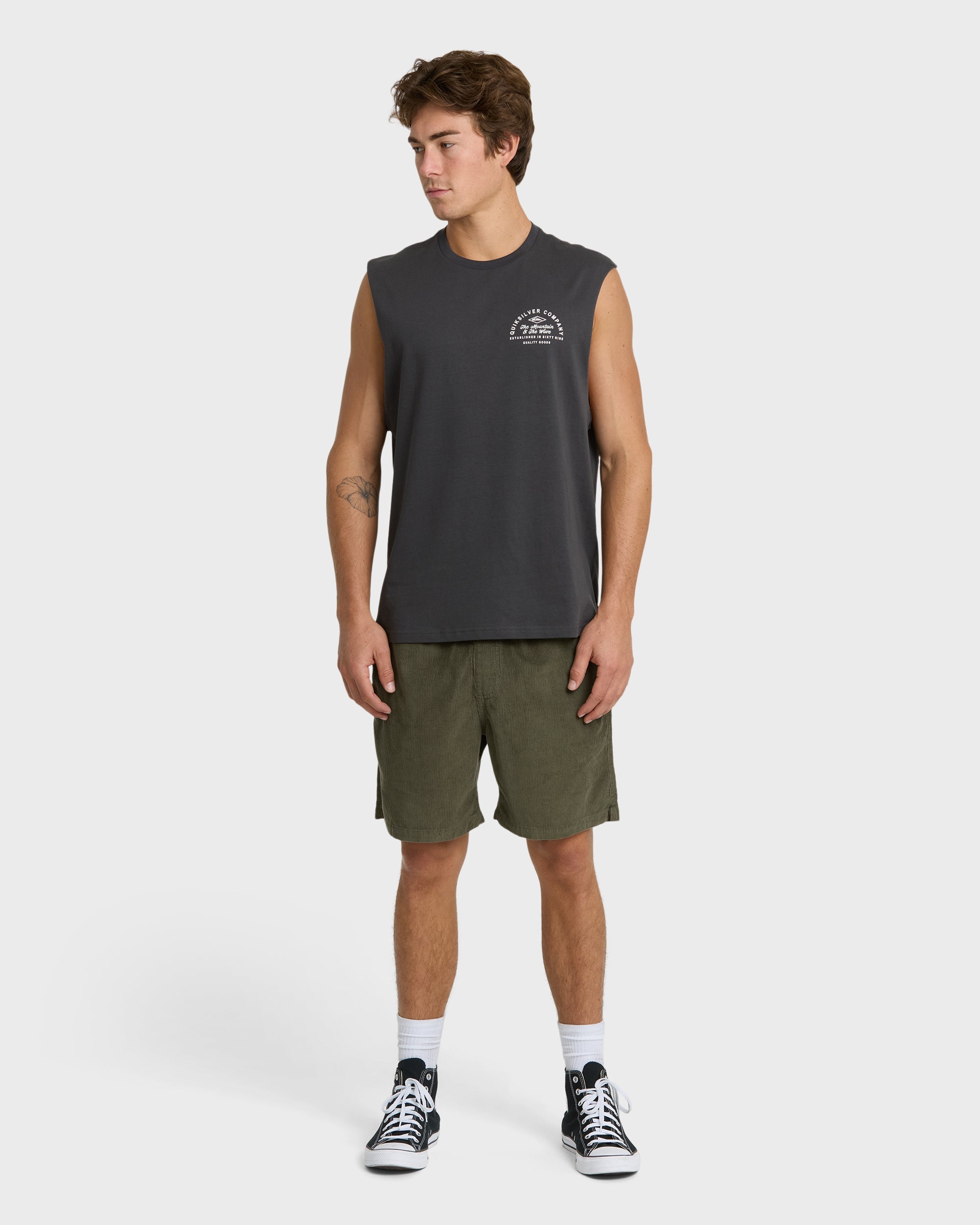 Taxer Corduroy Shorts - Grape Leaf