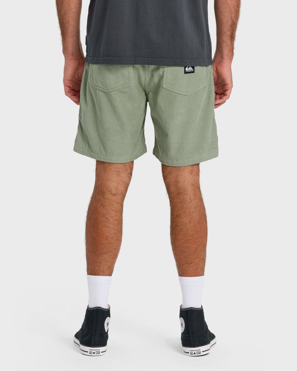 Taxer Cord 18" Elastic Waist Shorts - Lily Pad