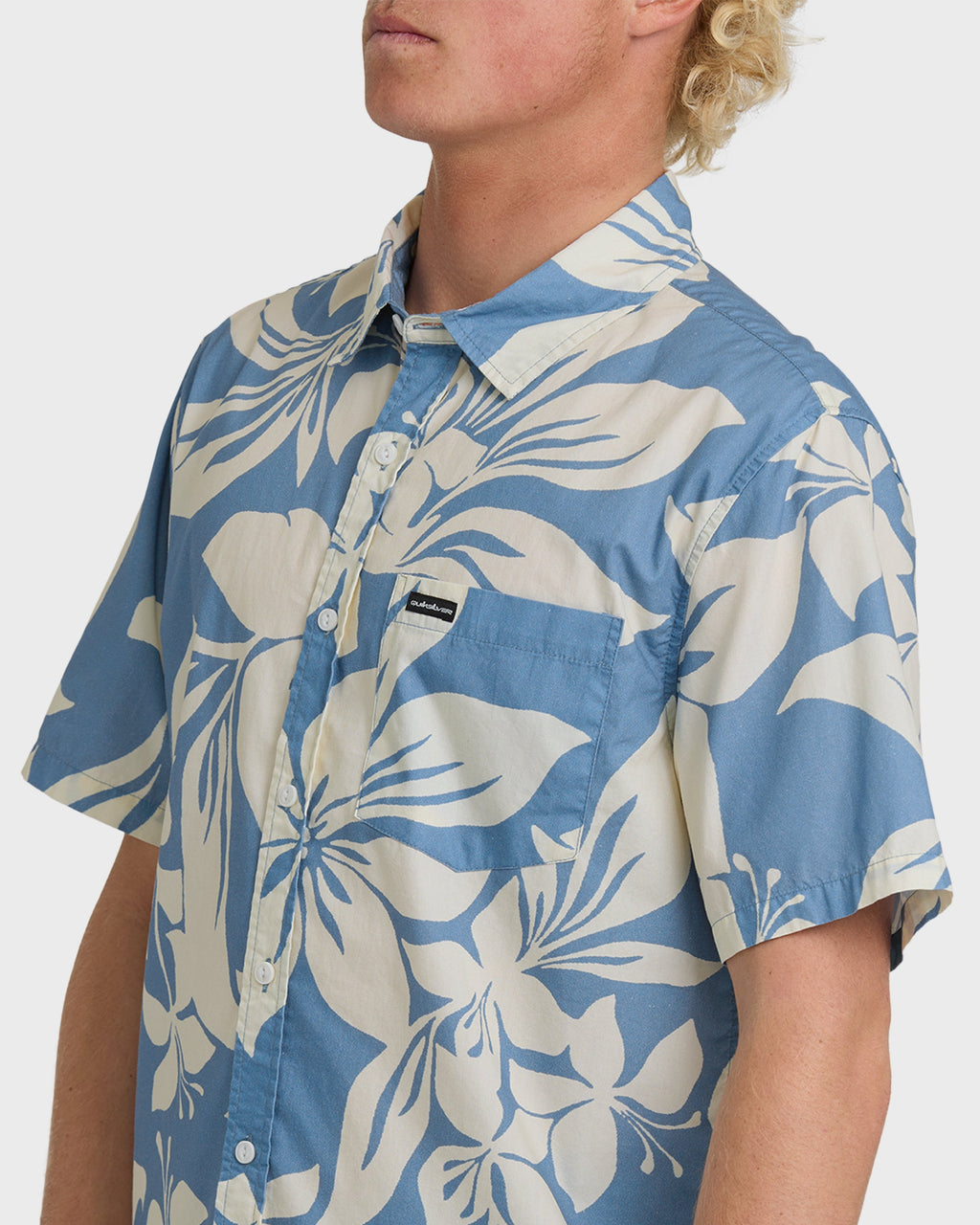 Kailua Classic Printed Short Sleeve Shirt - Riviera