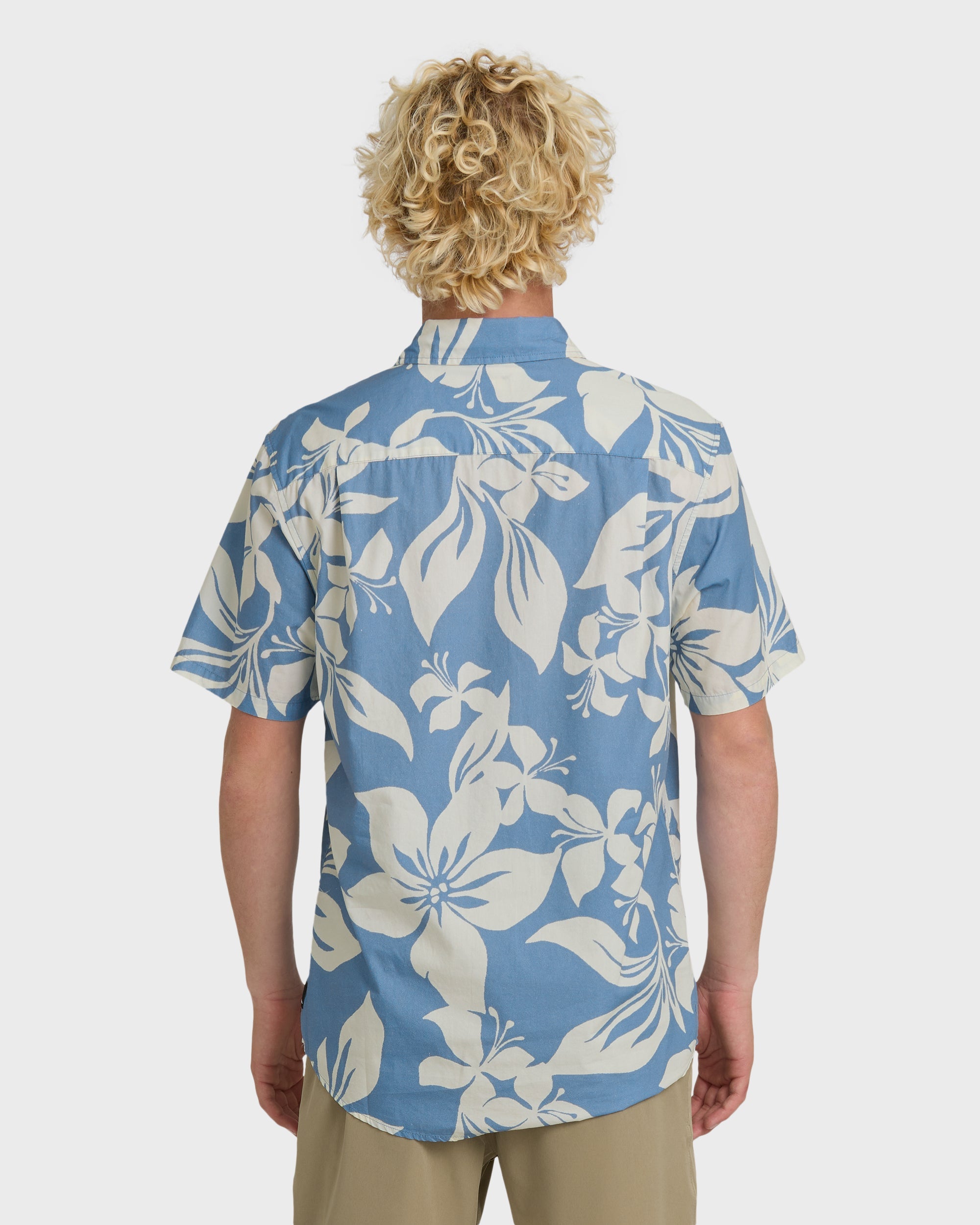 Kailua Classic Printed Short Sleeve Shirt - Riviera