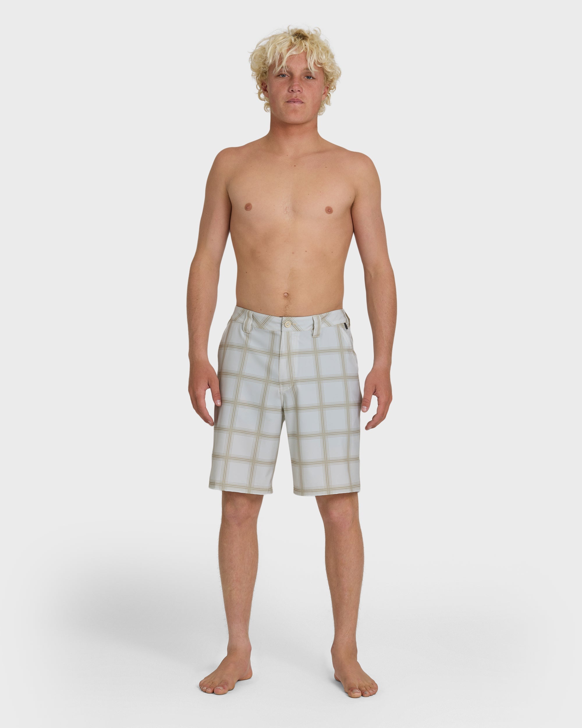 Union Print Amphibian 20" Hybrid Shorts - Bone White