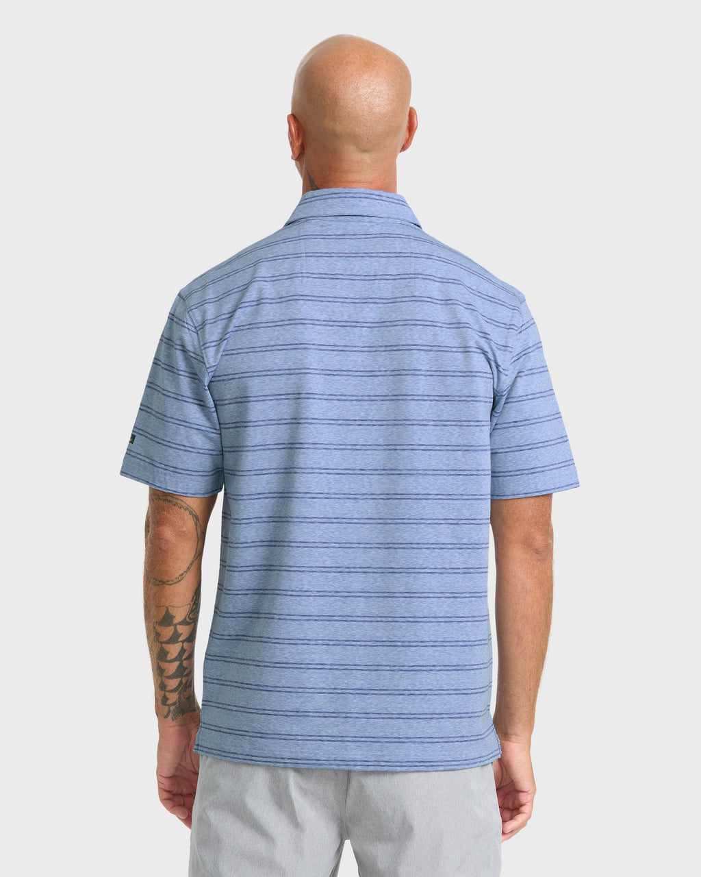 Waterman Shank UPF 50 Short Sleeve Jersey Polo - Riviera