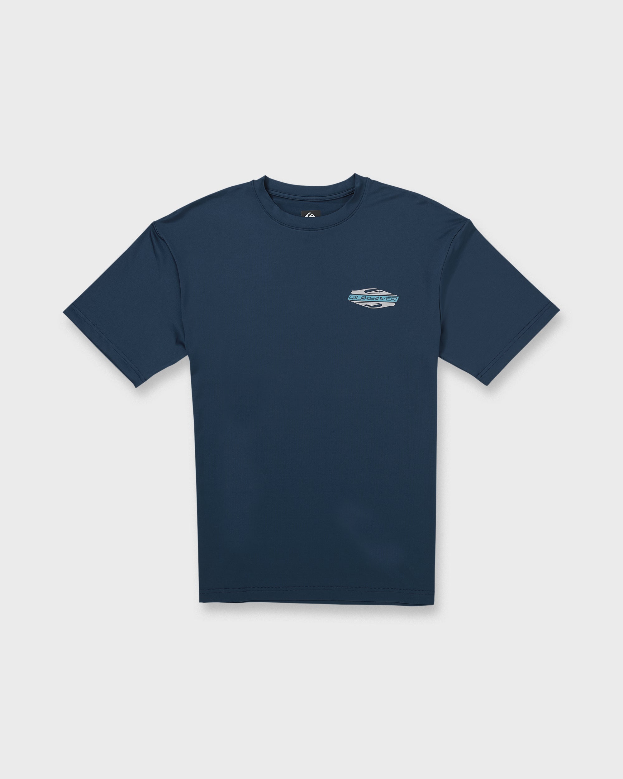 Everyday Graphic UPF 50 Hooded Short Sleeve Surf Shirt - Dark Denim