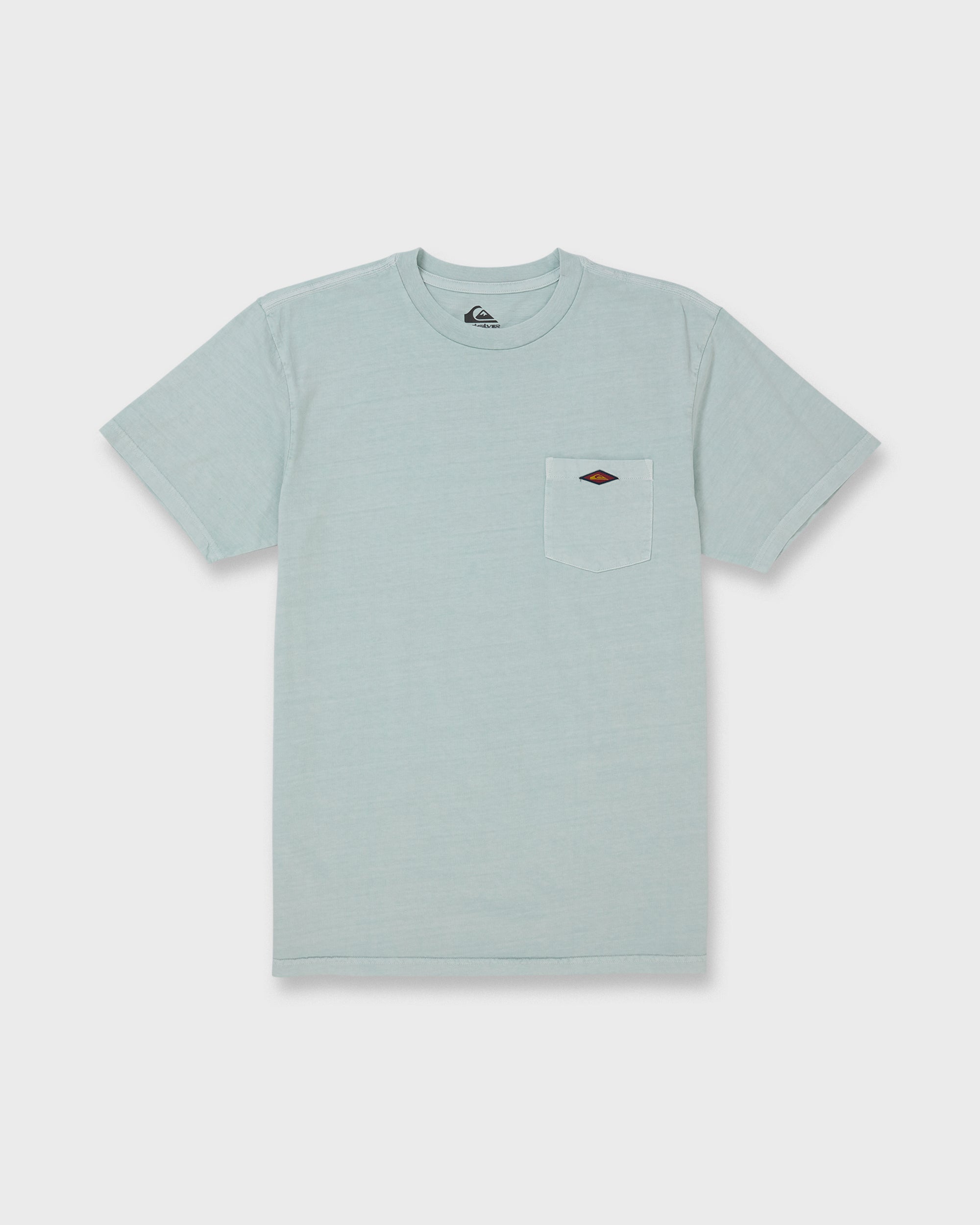 Saltwater Pigment-Dyed Short Sleeve Pocket Tee - Blue Haze