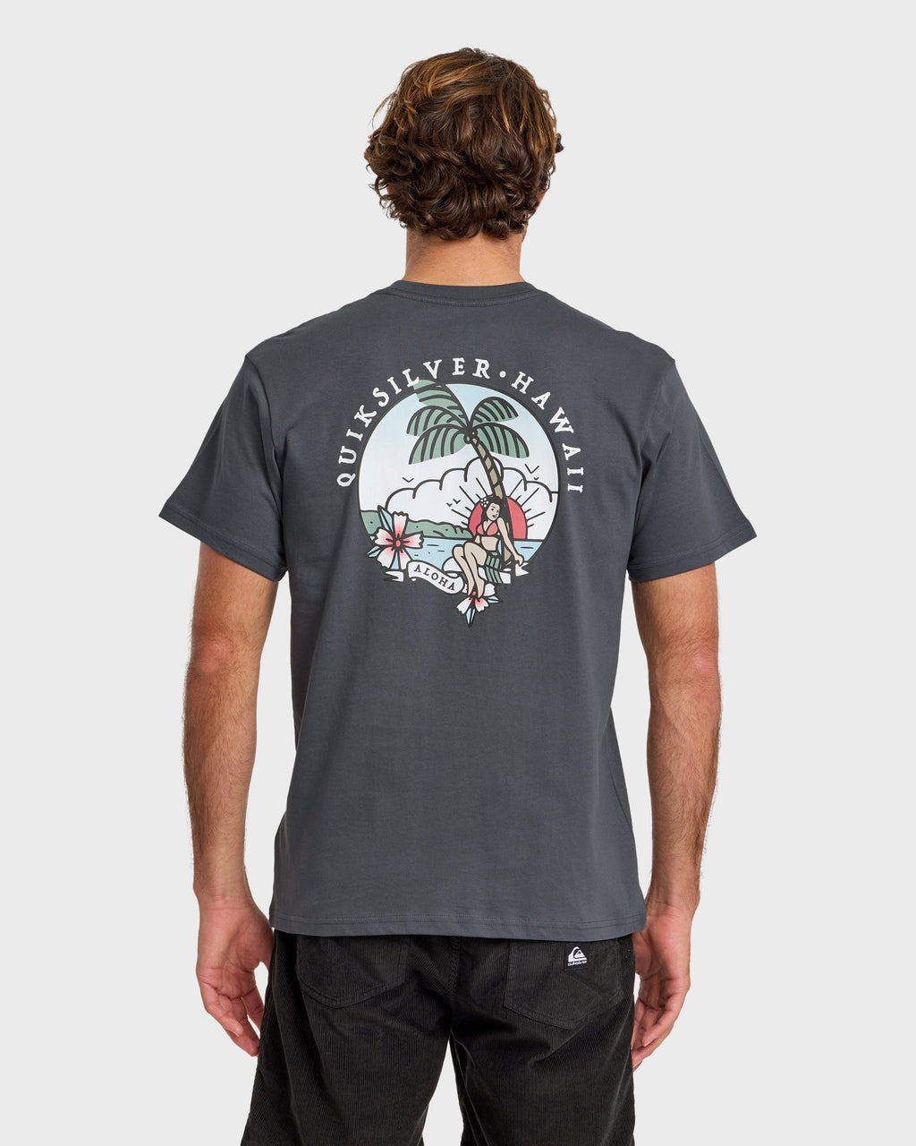 HI Hula Sunset T-Shirt - Iron Gate