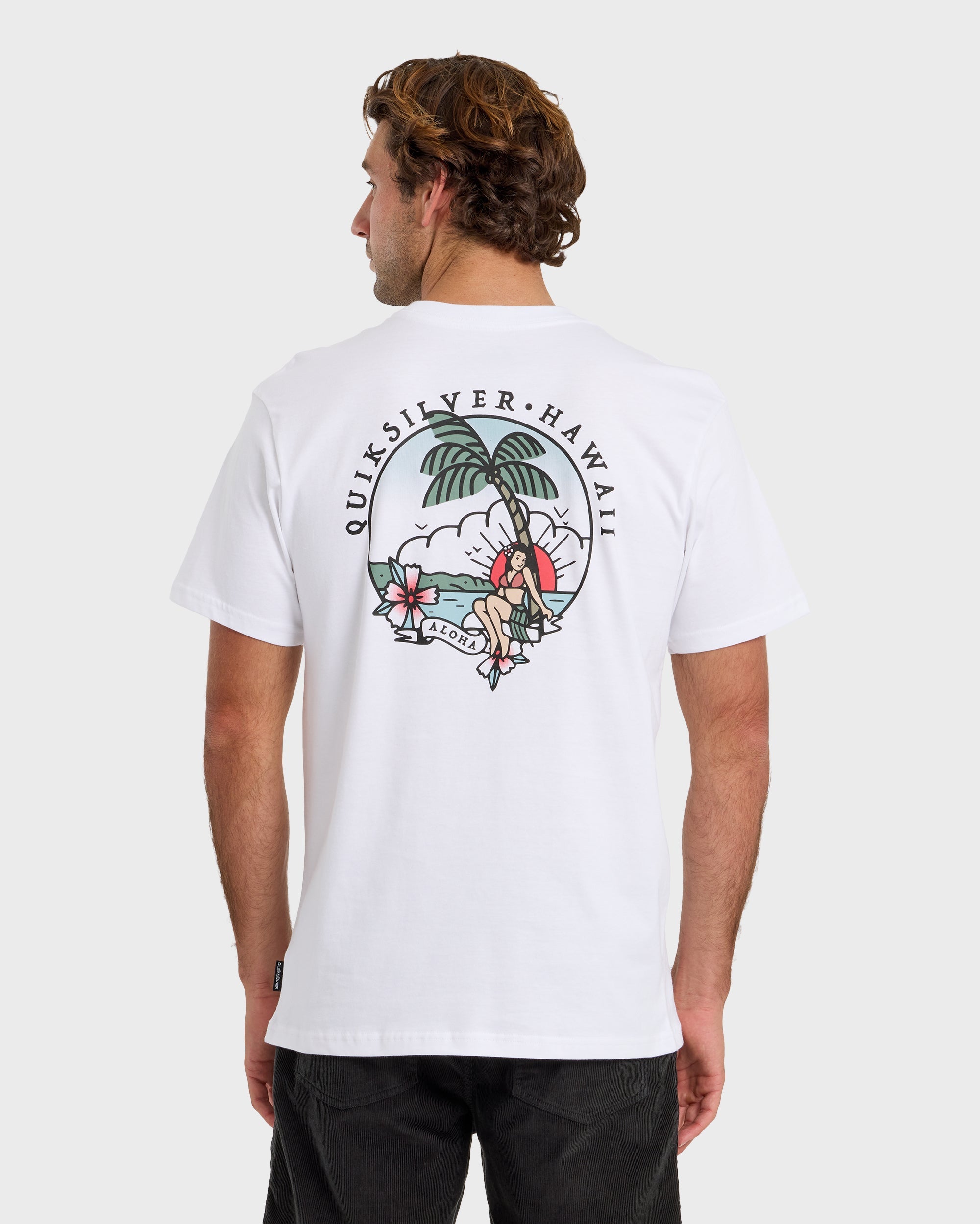 HI Hula Sunset T-Shirt - White