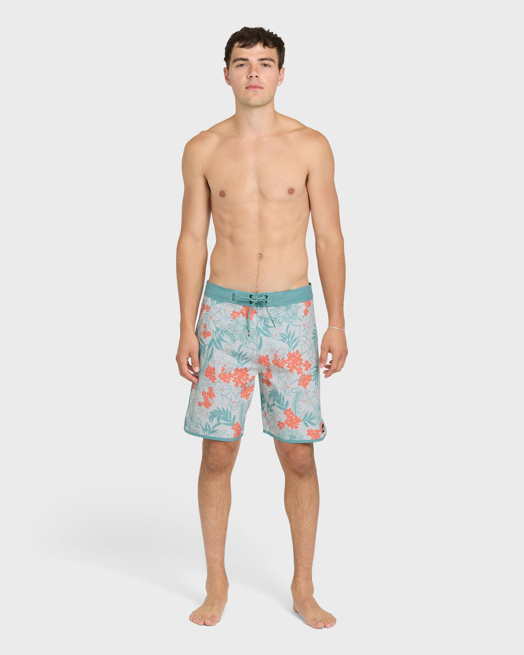 Jetty Bloom 19" Boardshorts - Silver Birch