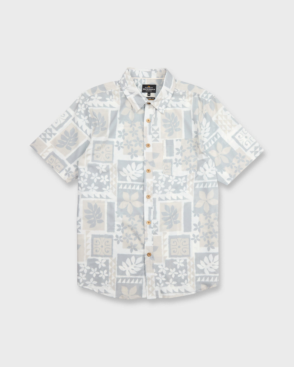 Waterman Sandy Cove Short Sleeve Woven Shirt - White