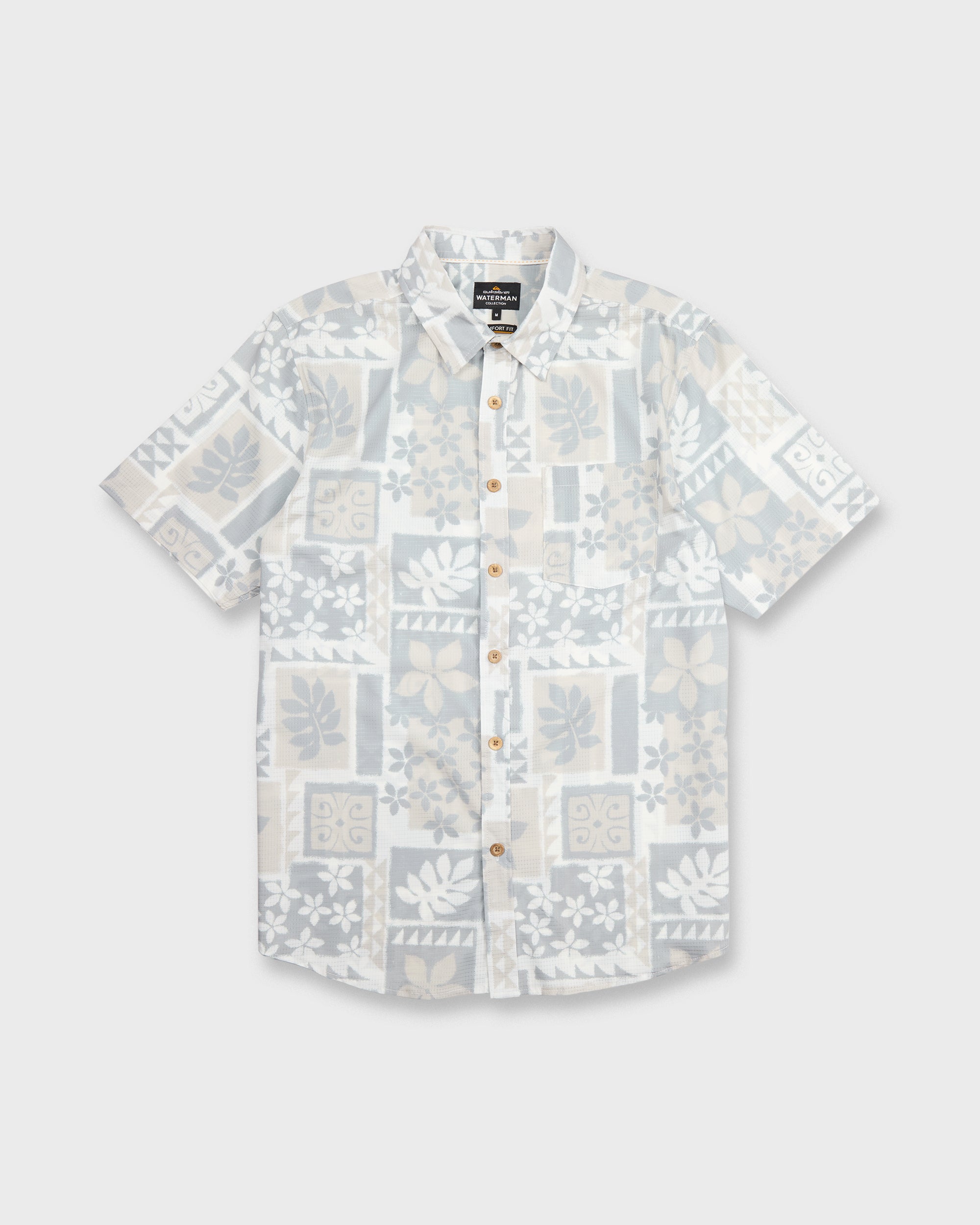 Waterman Sandy Cove Short Sleeve Woven Shirt - White