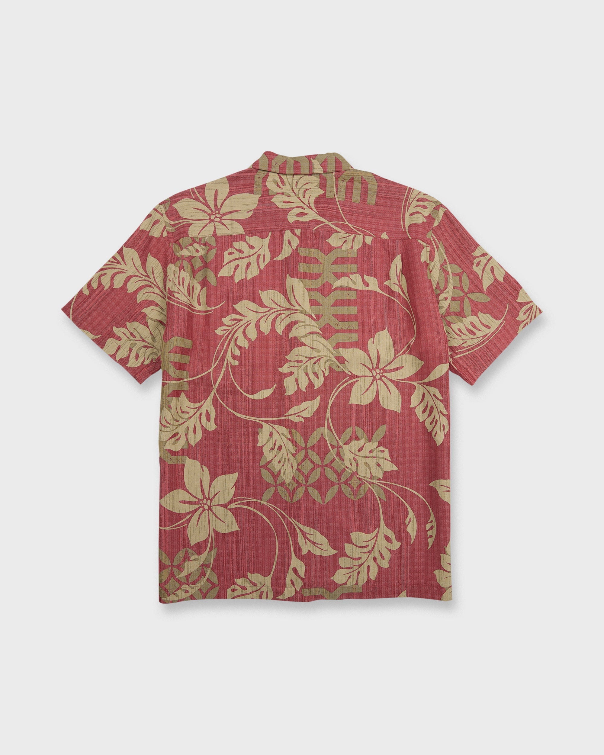 Waterman Tropic Bloom Short Sleeve Woven Shirt - Marsala
