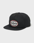 Workforce 5-Panel Snapback Hat - Black