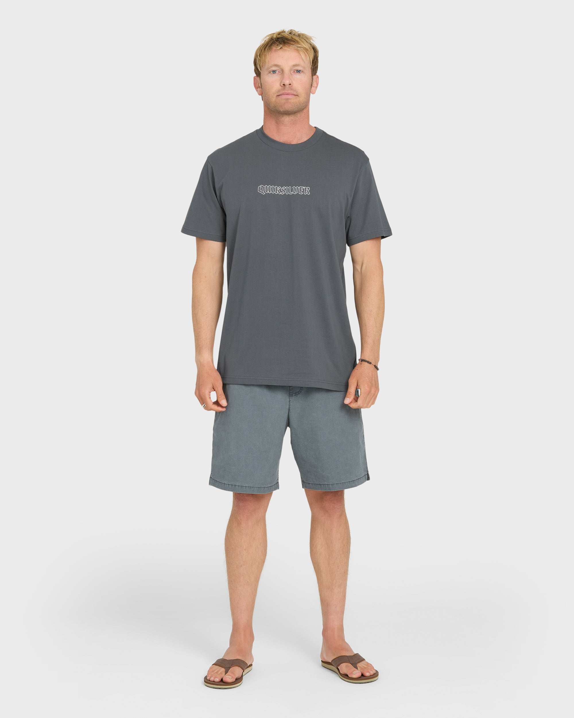 Serpents Short Sleeve Knit T-Shirt - Iron Gate
