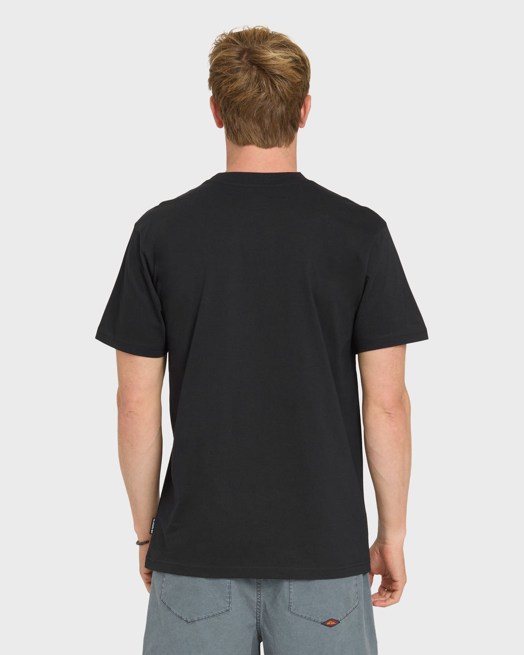 Thick To Thin Short Sleeve Knit T-Shirt - Black
