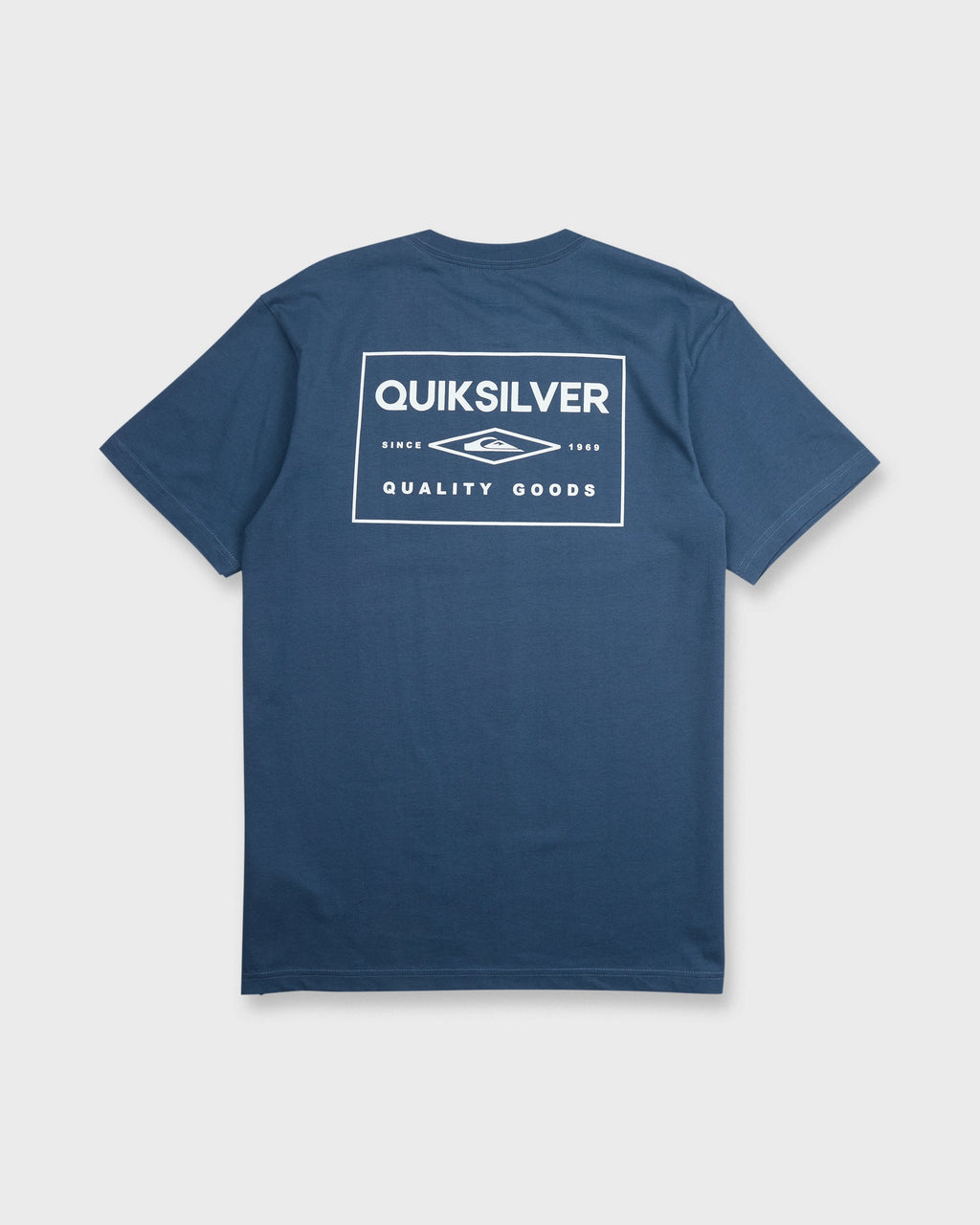 Stamped Short Sleeve Knit T-Shirt - Dark Denim