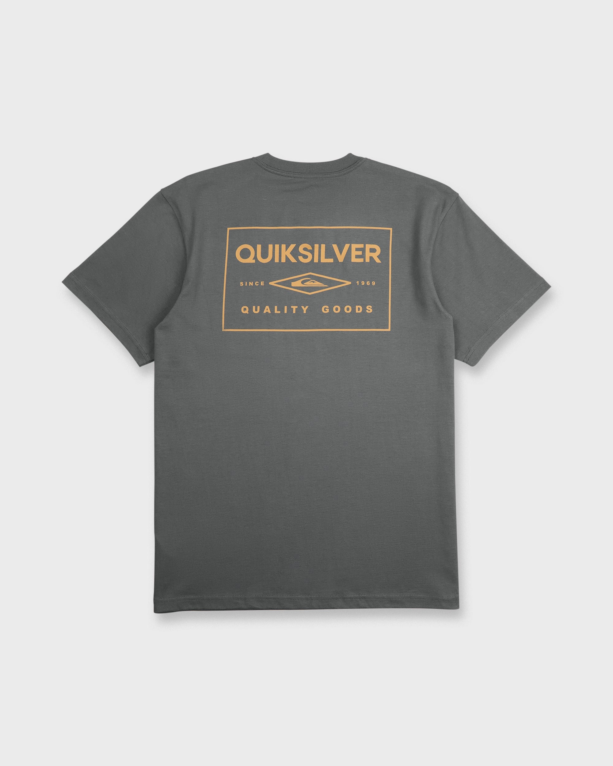 Stamped Short Sleeve Knit T-Shirt - Iron Gate