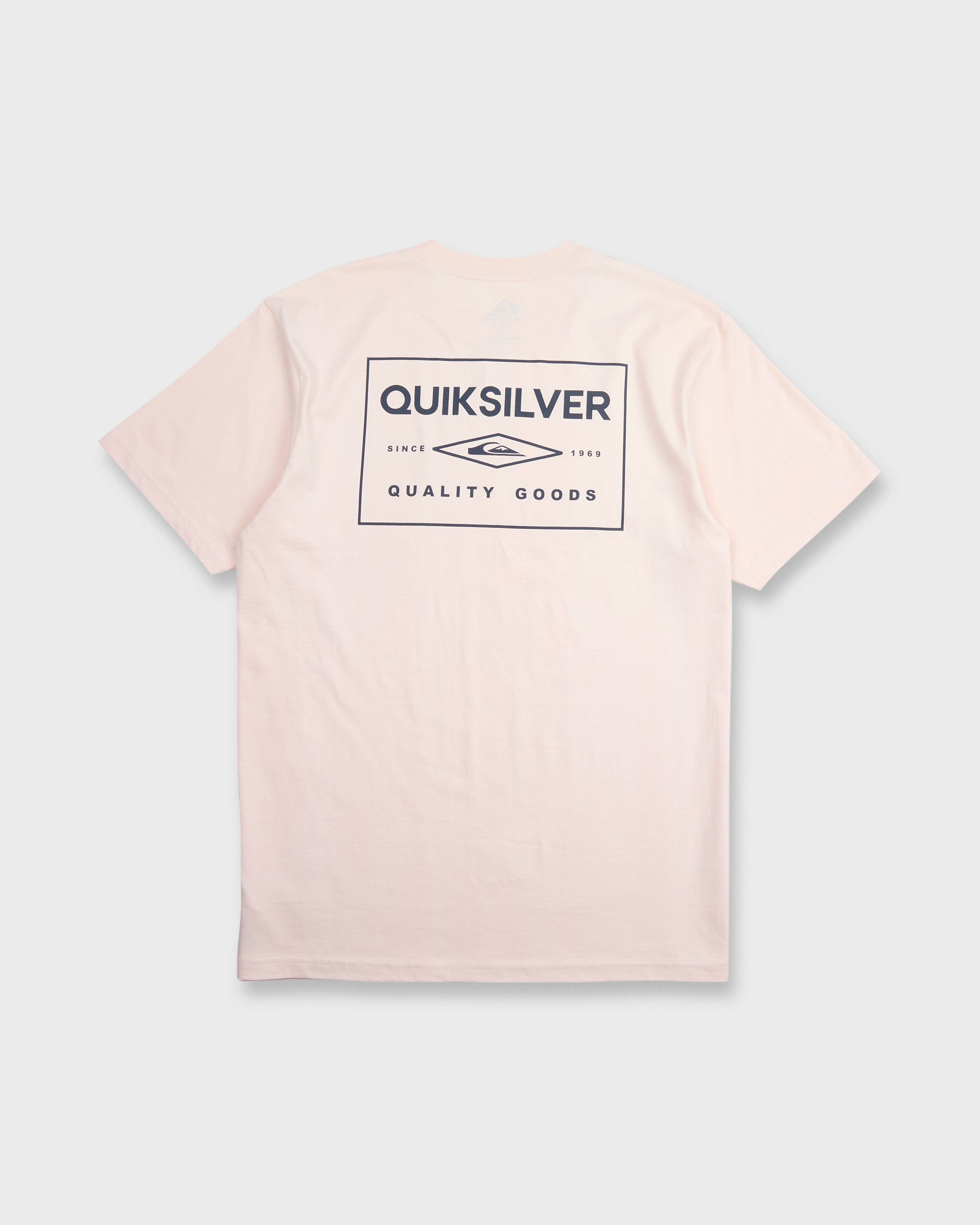 Stamped Short Sleeve Knit T-Shirt - Rosewater