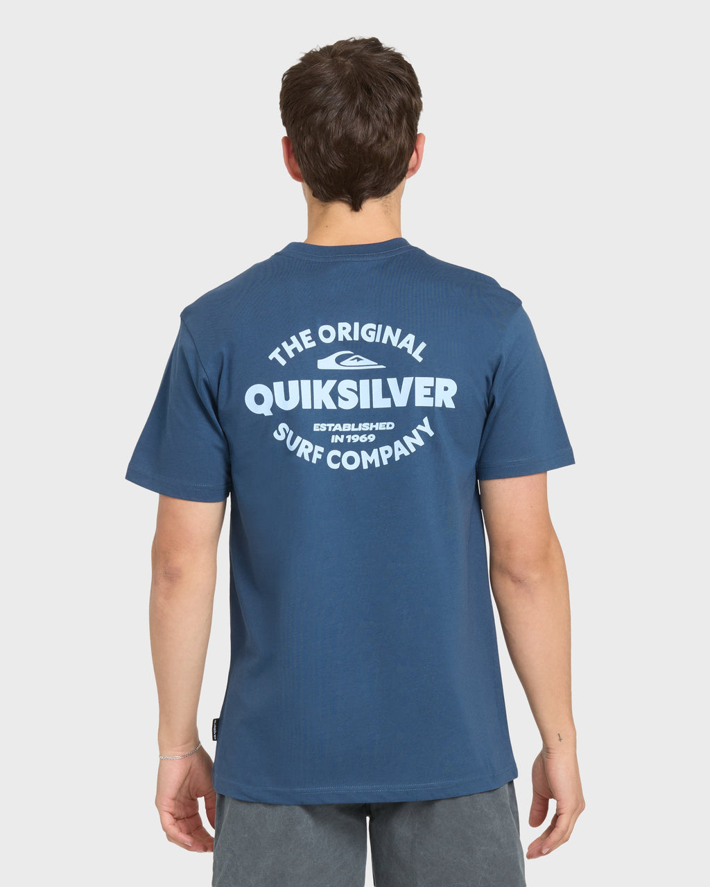 The Shed Short Sleeve Cotton T-Shirt - Dark Denim