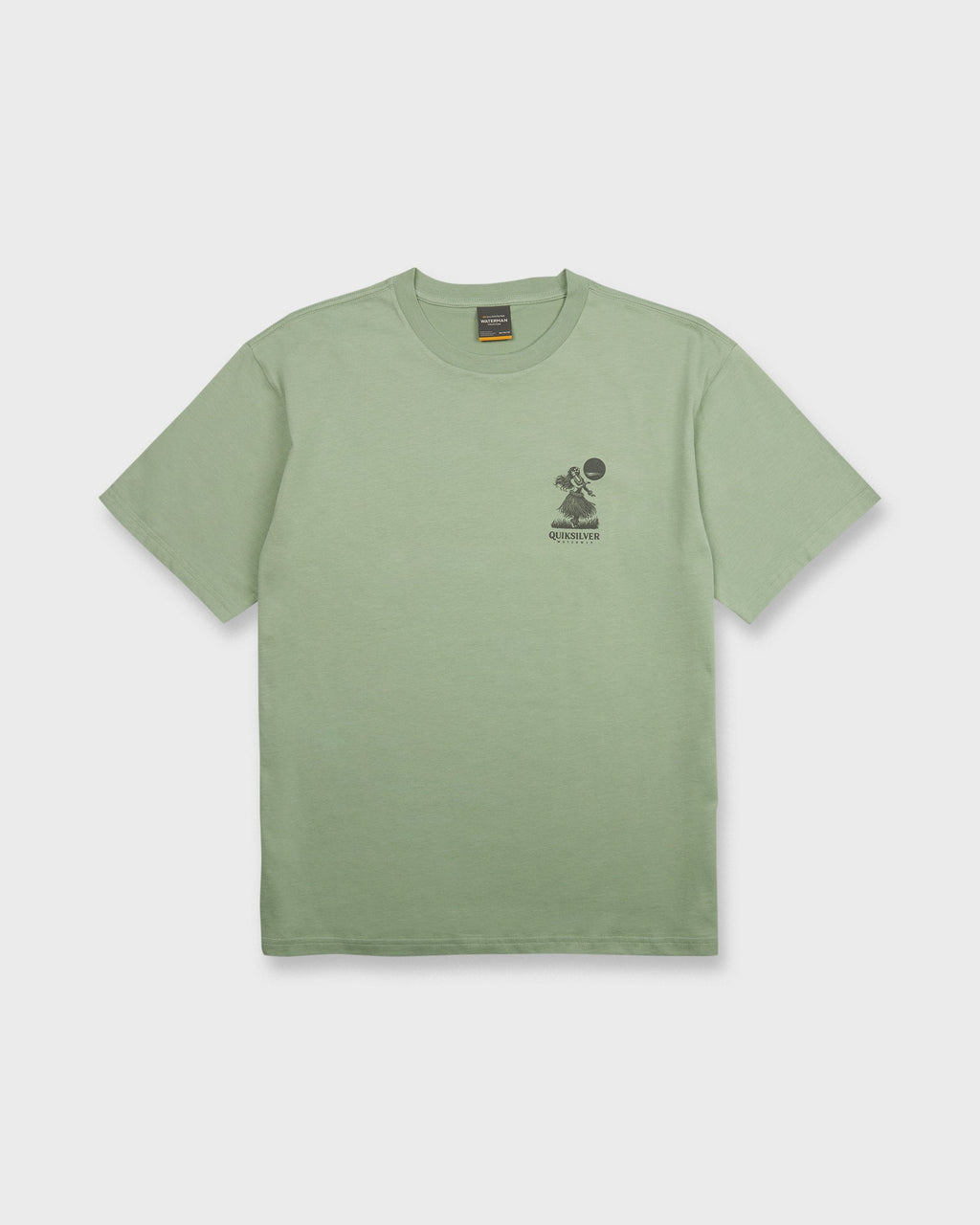 Waterman Lei'd Back Short Sleeve Cotton T-Shirt - Lily Pad