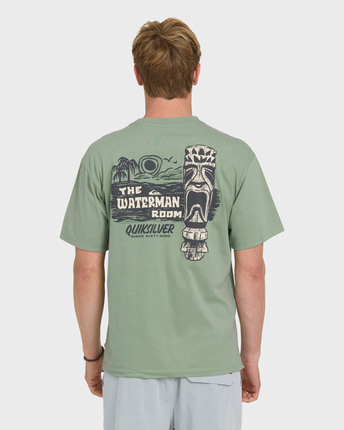 Waterman Room Classic Short Sleeve Cotton T-Shirt - Lily Pad
