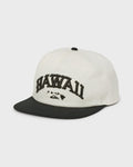 Hawaii World 5-Panel Snapback Hat - Snow White