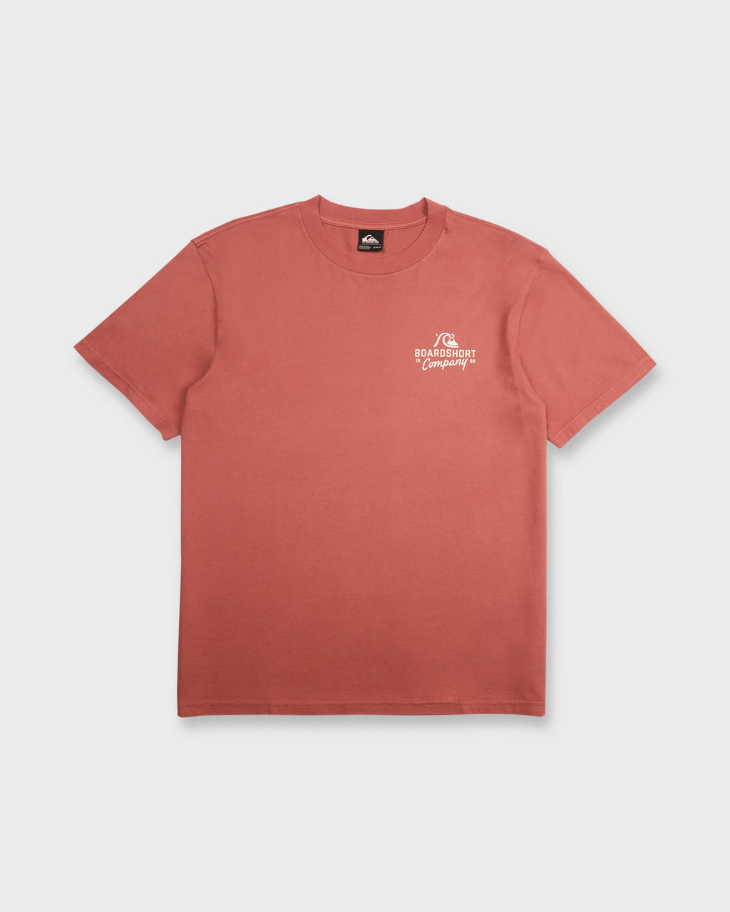 Factory Label Pigment Dye Short Sleeve Cotton T-Shirt - Bossa Nova