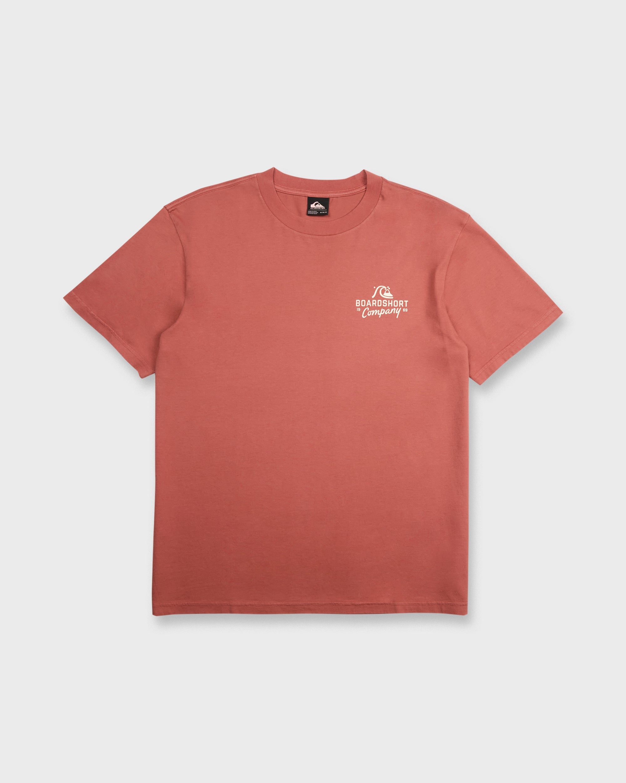 Factory Label Pigment Dye Short Sleeve Cotton T-Shirt - Bossa Nova