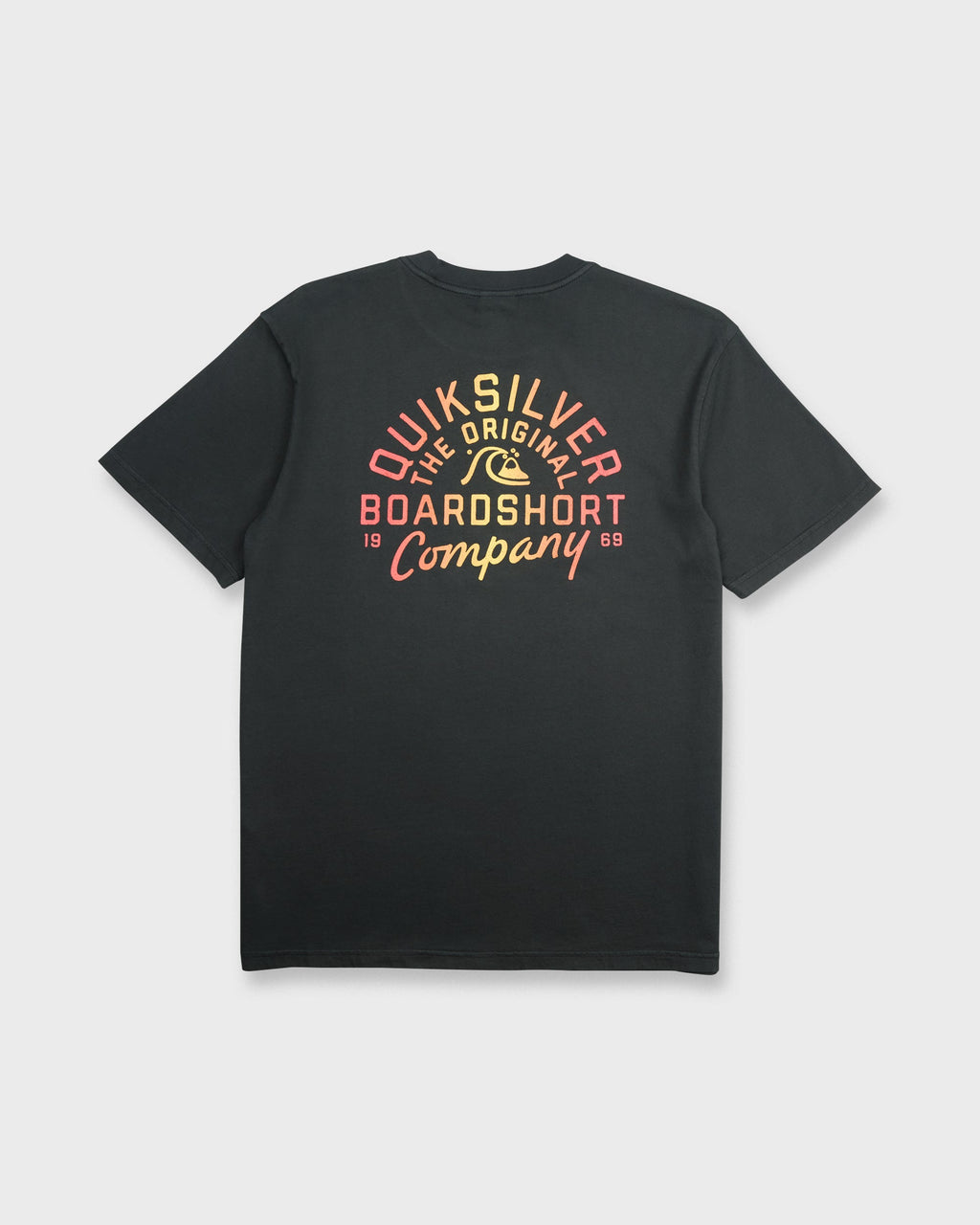 Factory Label Pigment Dye Short Sleeve Cotton T-Shirt - Phantom