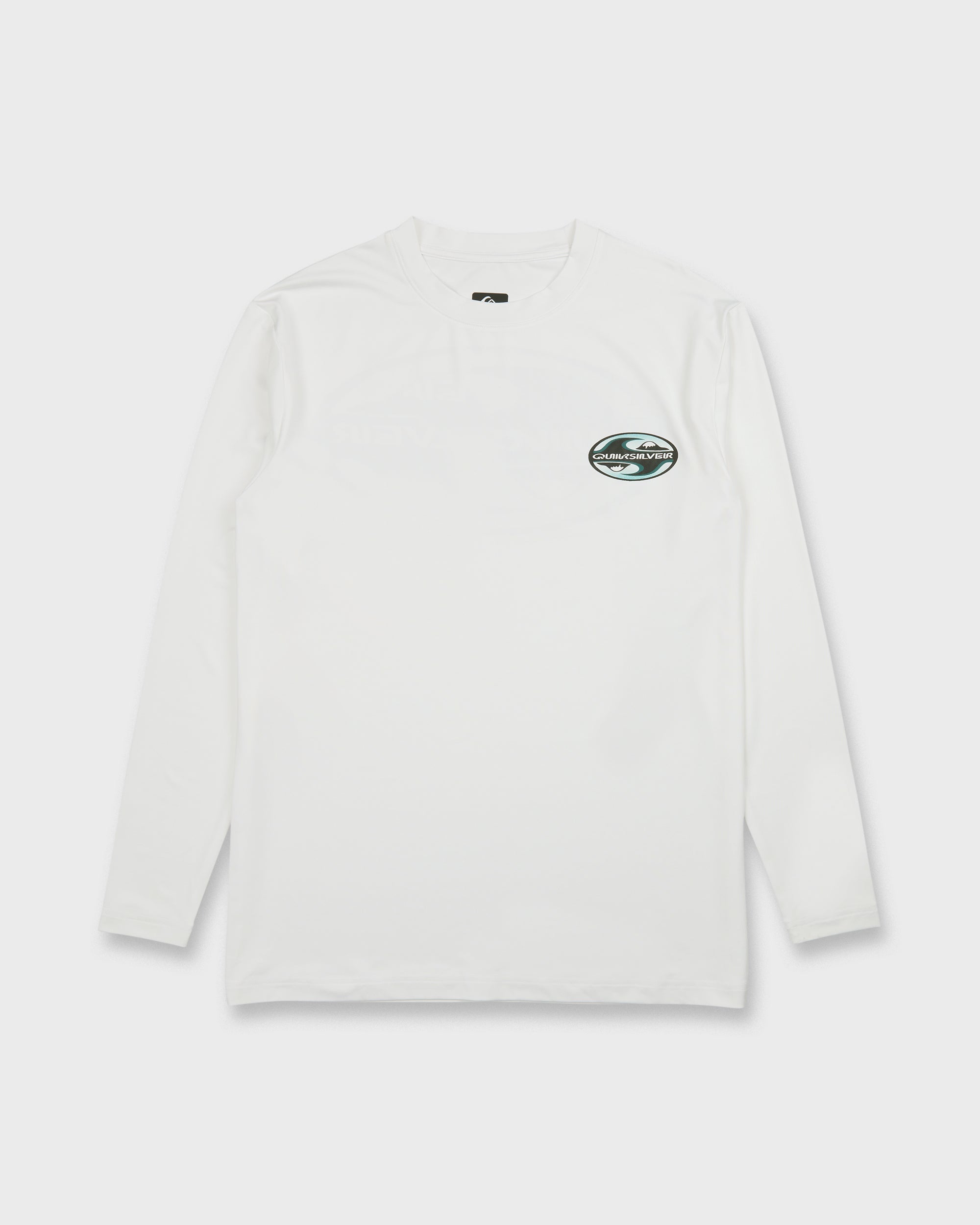 All Day Graphic 50 UPF Long Sleeve Surf Tee - White