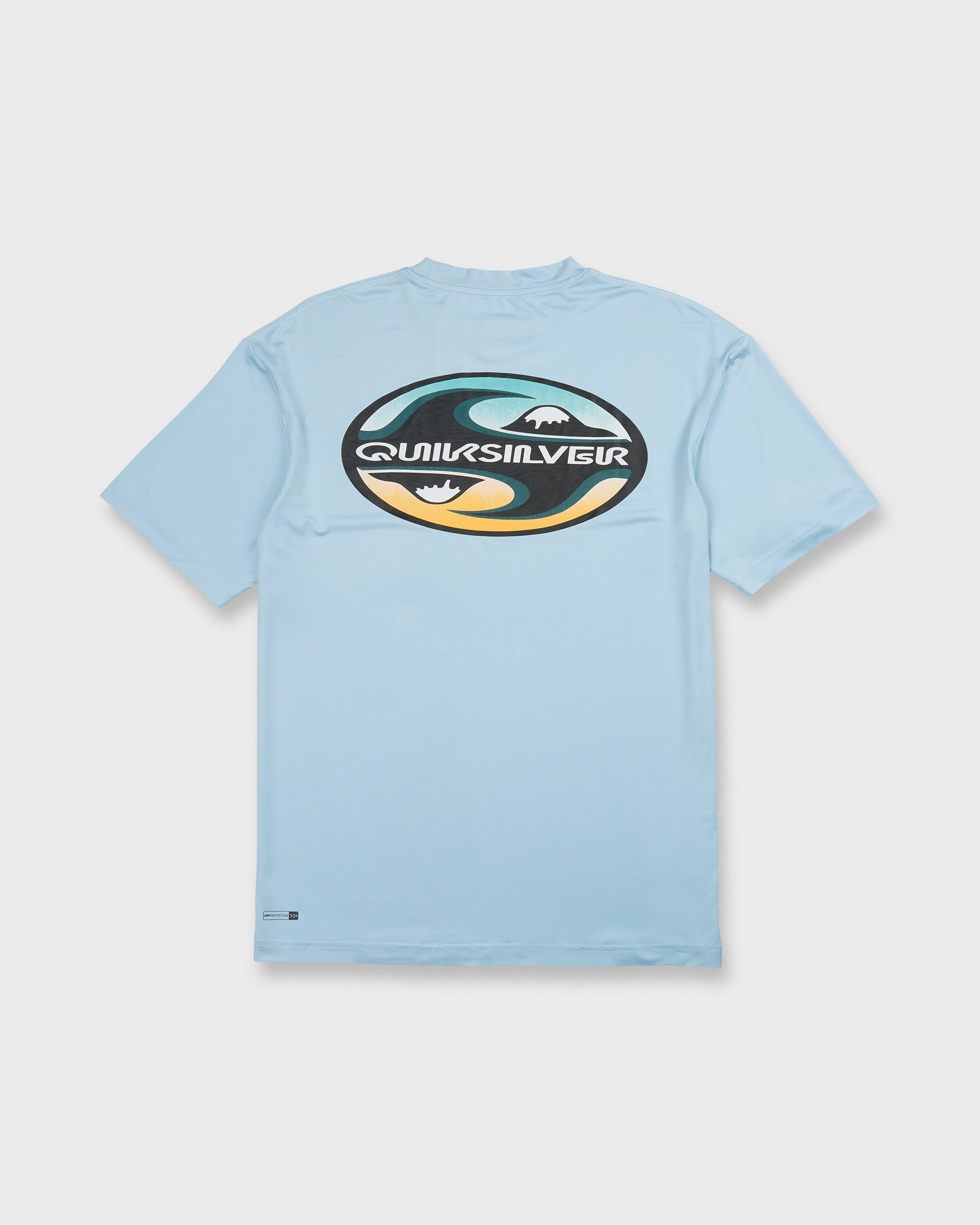 All Day Graphic 50 UPF Short Sleeve Surf Tee - Skyway