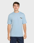 All Day Graphic 50 UPF Short Sleeve Surf Tee - Skyway