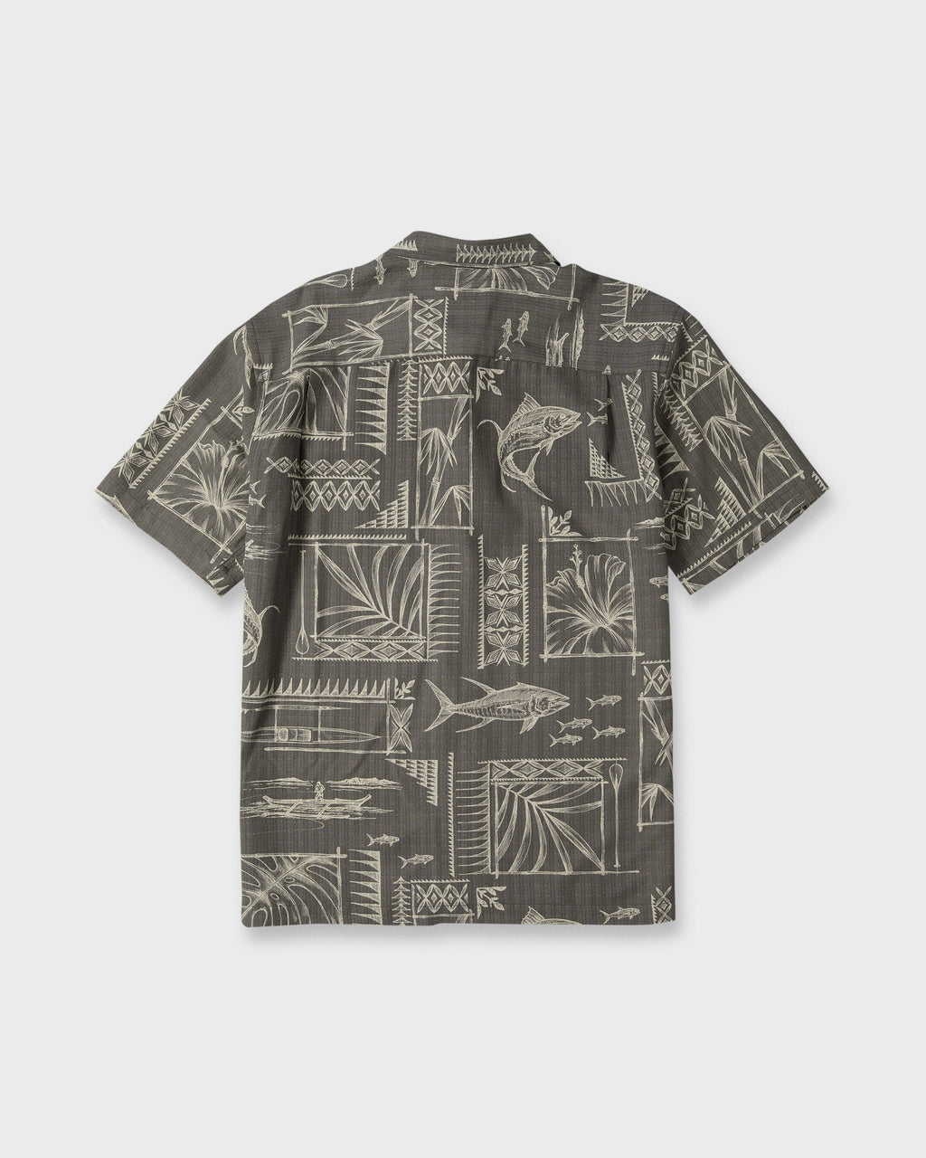 Waterman Paradise Bay Short Sleeve Woven Shirt - Phantom